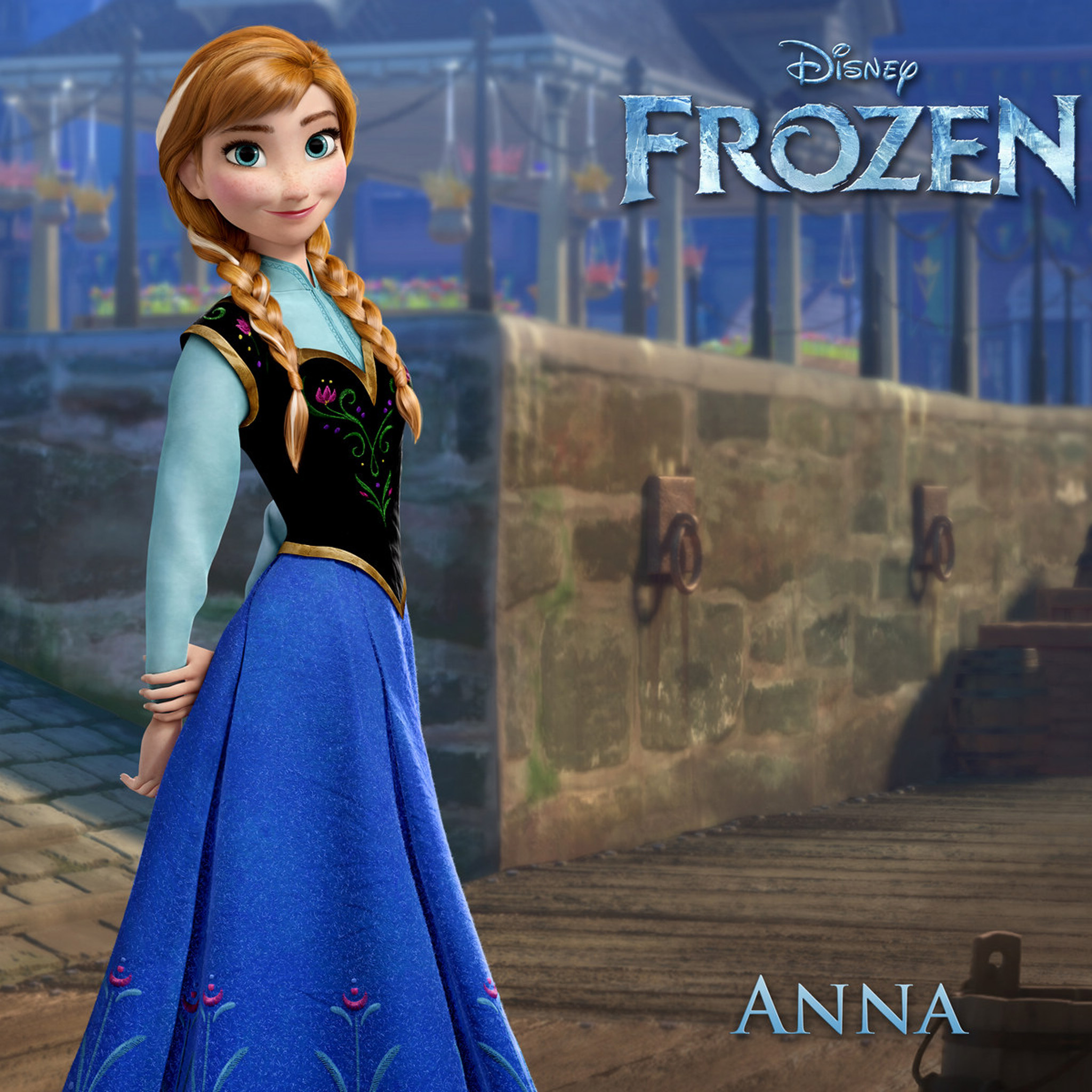 Frozen Optimistic Anna Ipad Air 2 Wallpapers - Princesas De Disney Frozen Anna , HD Wallpaper & Backgrounds