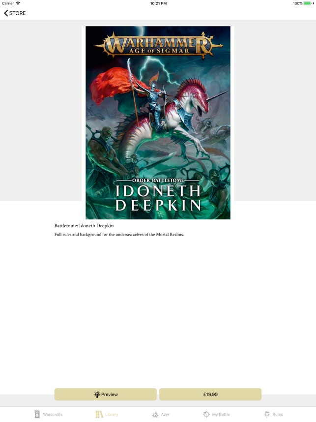 Warhammer Age Of Sigmar On The App Store - Idoneth Deepkin Book , HD Wallpaper & Backgrounds