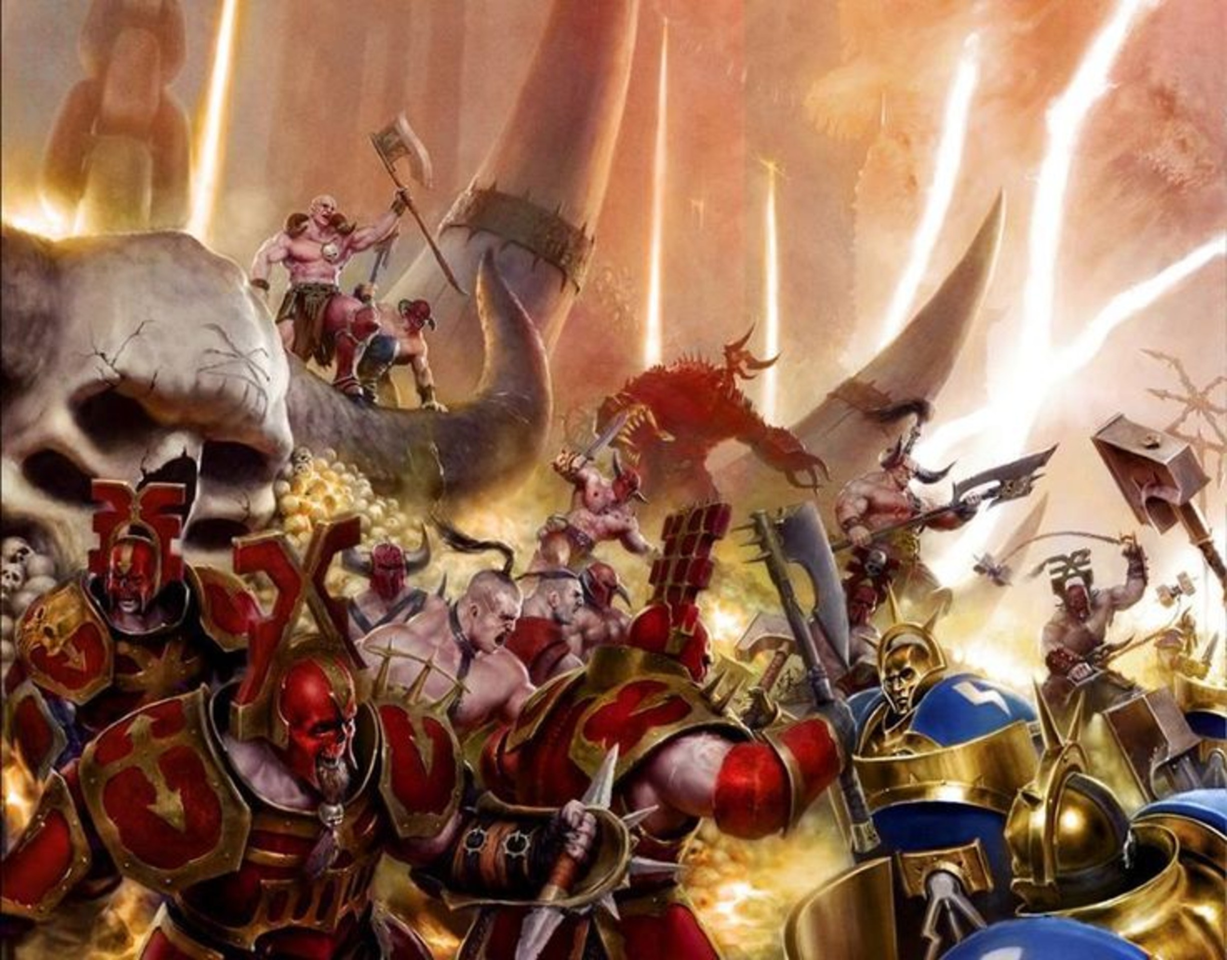 Android Mobiles Full Hd Resolutions 1080 X - Stormcast Eternals Vs Khorne Bloodbound , HD Wallpaper & Backgrounds
