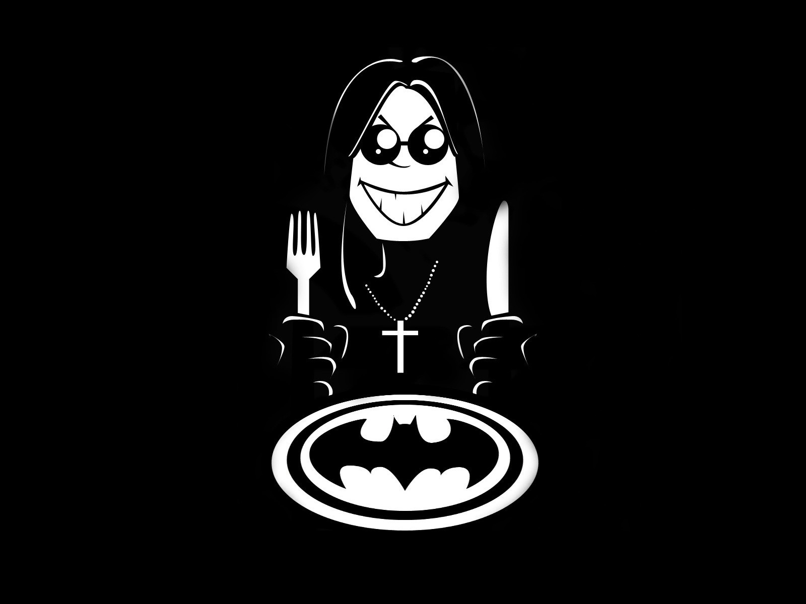 Batman - Ozzy Osbourne Wallpaper 4k , HD Wallpaper & Backgrounds