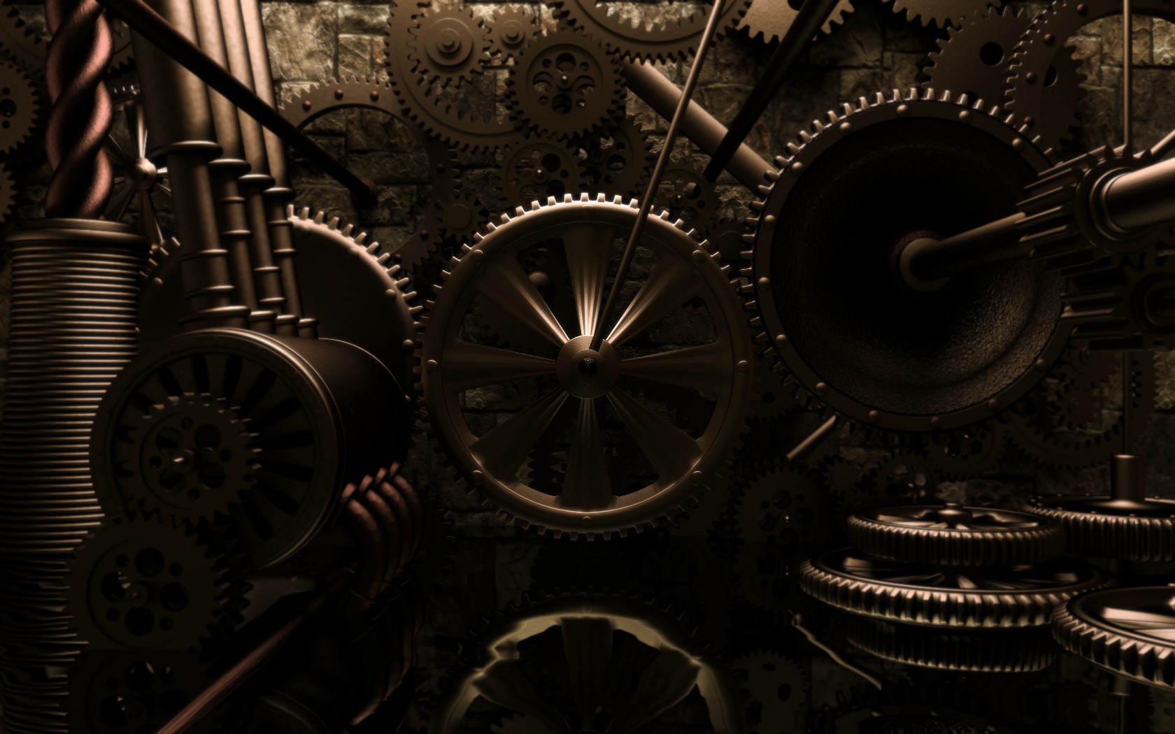 Steampunk Mechanical Gears , HD Wallpaper & Backgrounds