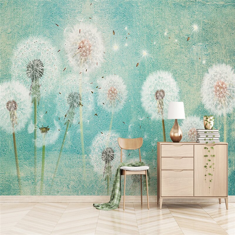 Custom Size Wallpapers Romantic Dandelion Photo Wall - Fondos 3d De Flores , HD Wallpaper & Backgrounds