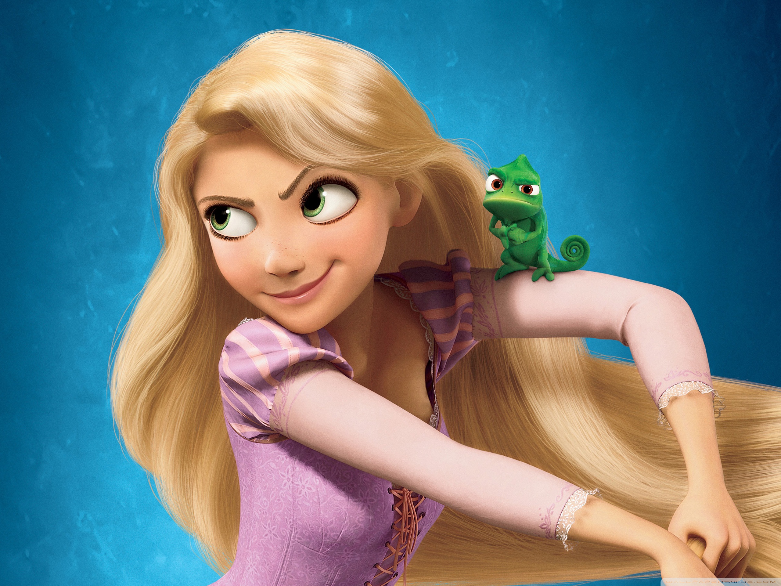 Standard - Tangled Rapunzel High Resolution , HD Wallpaper & Backgrounds