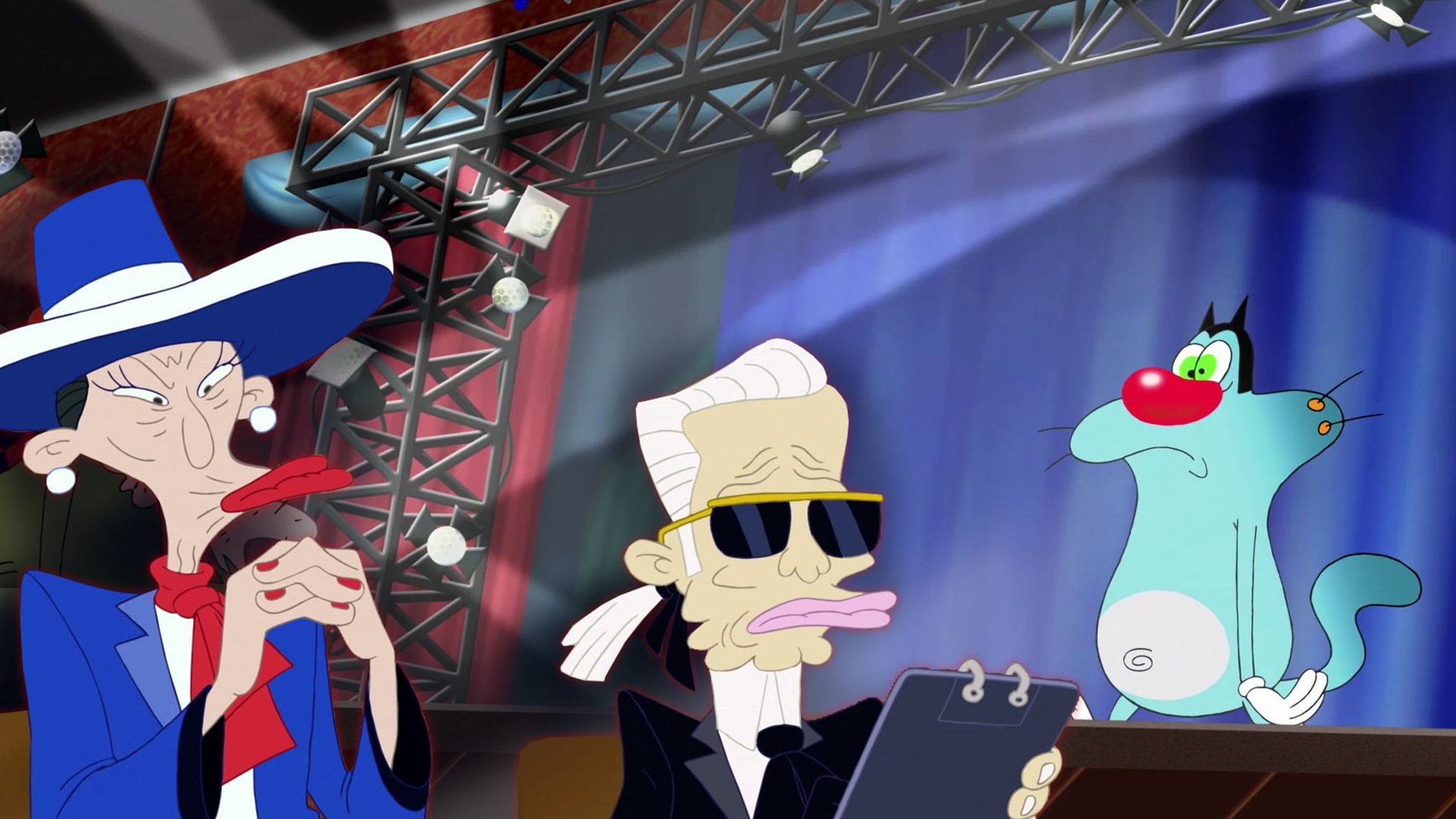 Oggy - Karl Lagerfeld Oggy Et Les Cafards , HD Wallpaper & Backgrounds