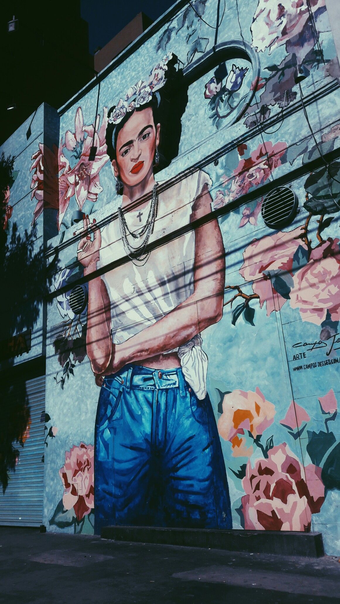 Bao, Palermo, Iphone Wallpapers, Cool Designs, Street - Frida Kahlo Mural In Palermo, Buenos Aires , HD Wallpaper & Backgrounds