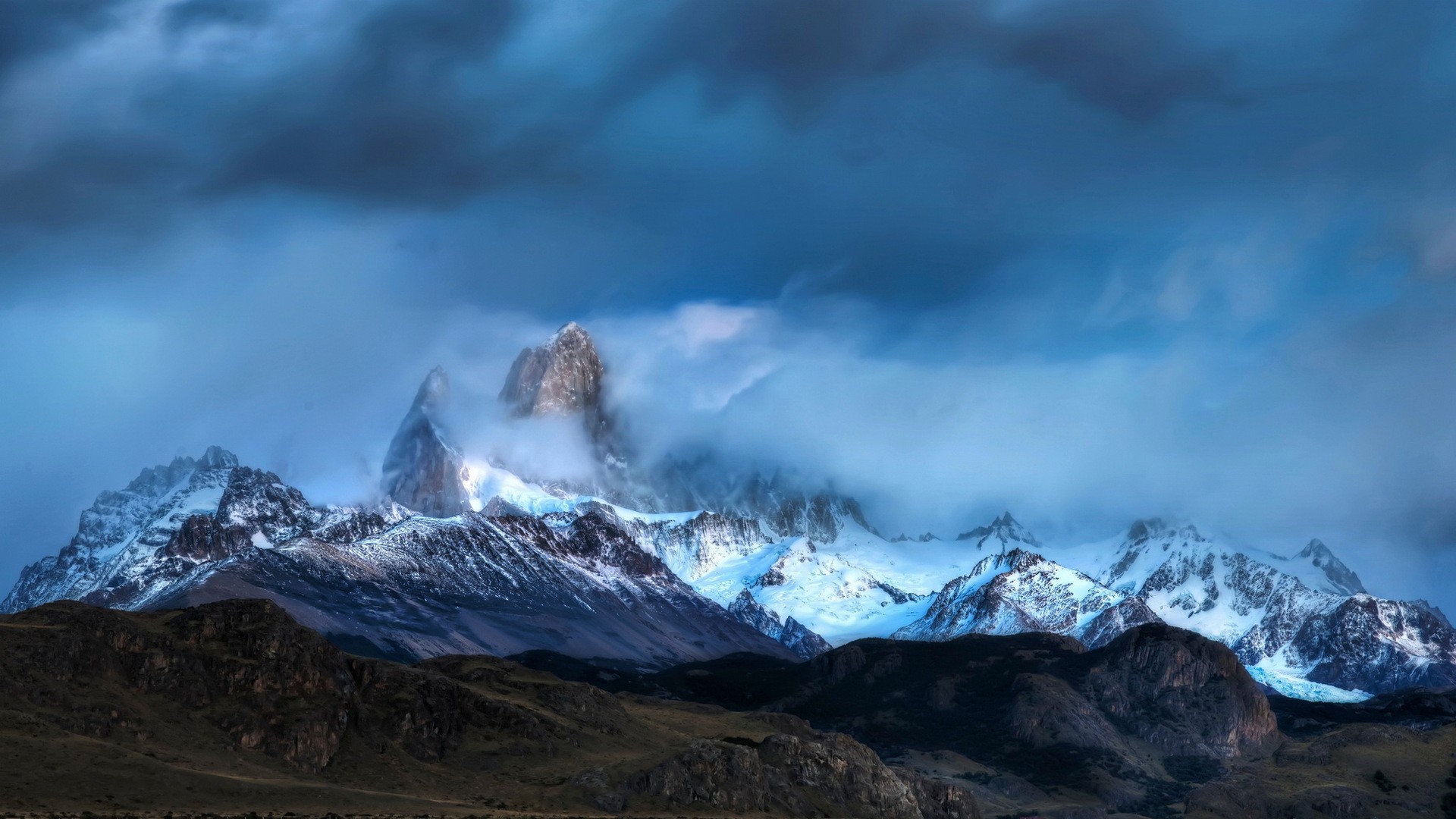 Fantastic Mountains Patagonia Argentina Hills Snow - Hdri Mountain , HD Wallpaper & Backgrounds