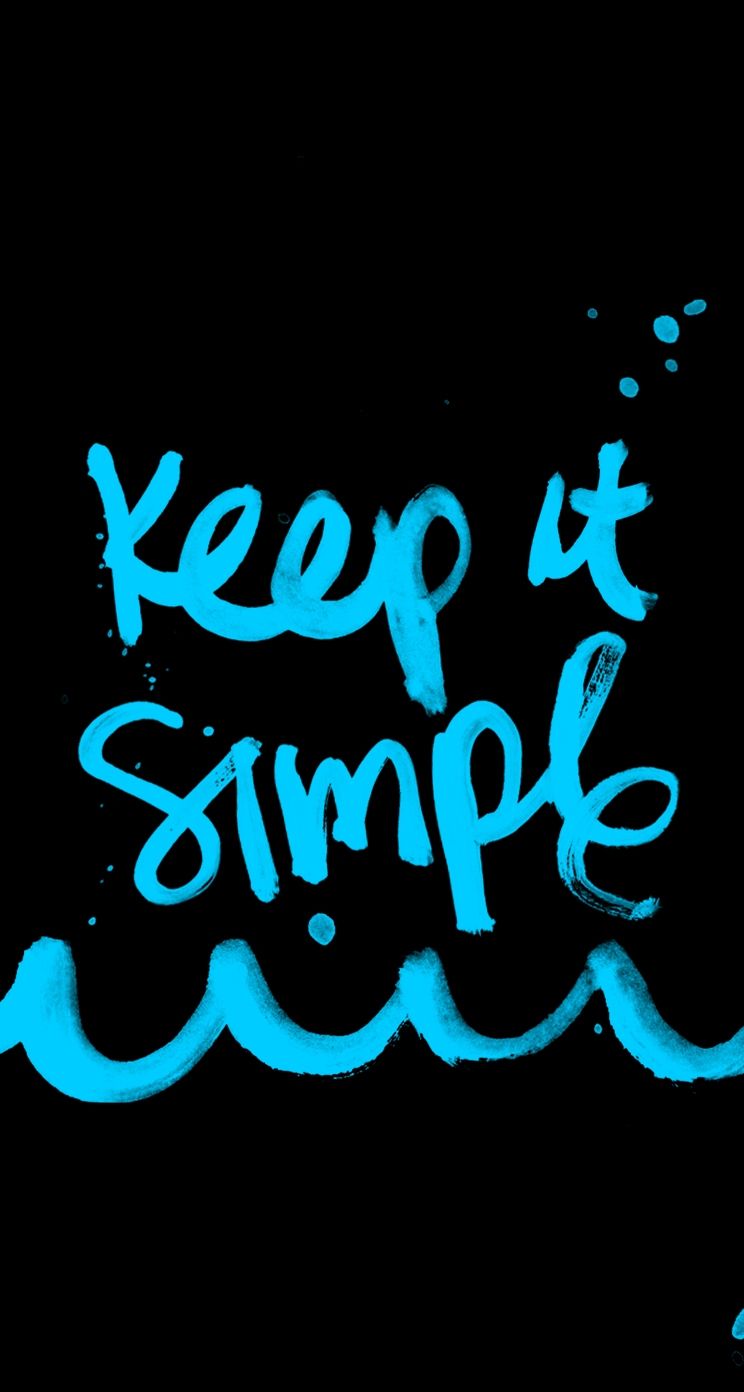 Keep It Simple - Calligraphy , HD Wallpaper & Backgrounds
