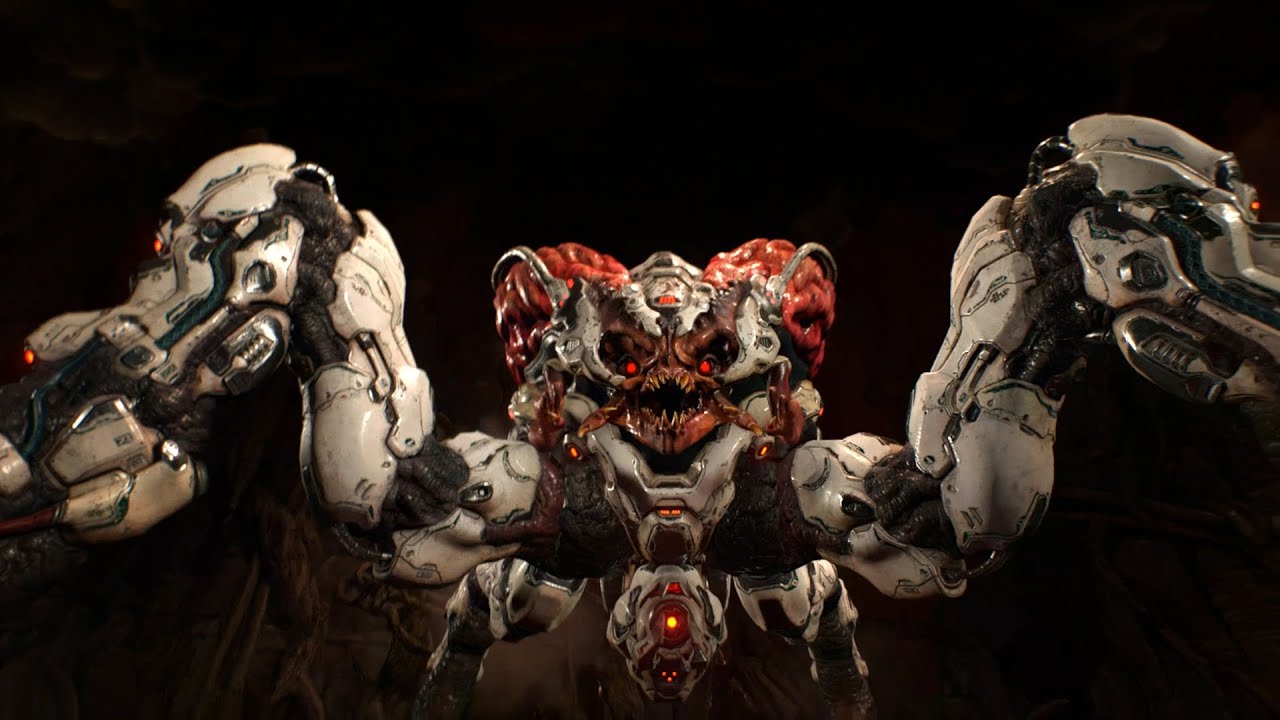 Spider Mastermind Boss Battle [hd] [ultra-violence] - Spider Mastermind Doom 4 , HD Wallpaper & Backgrounds