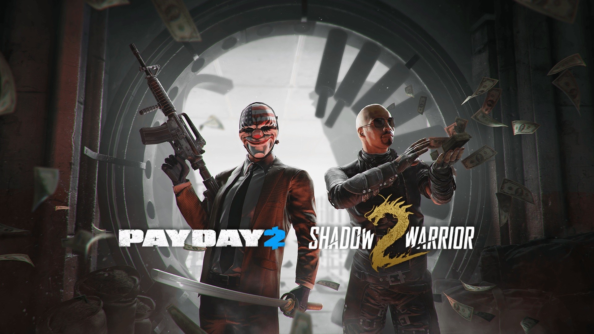 Shadow Warrior 2 Payday 2 Crossover - Shadow Warrior 2 Payday 2 , HD Wallpaper & Backgrounds