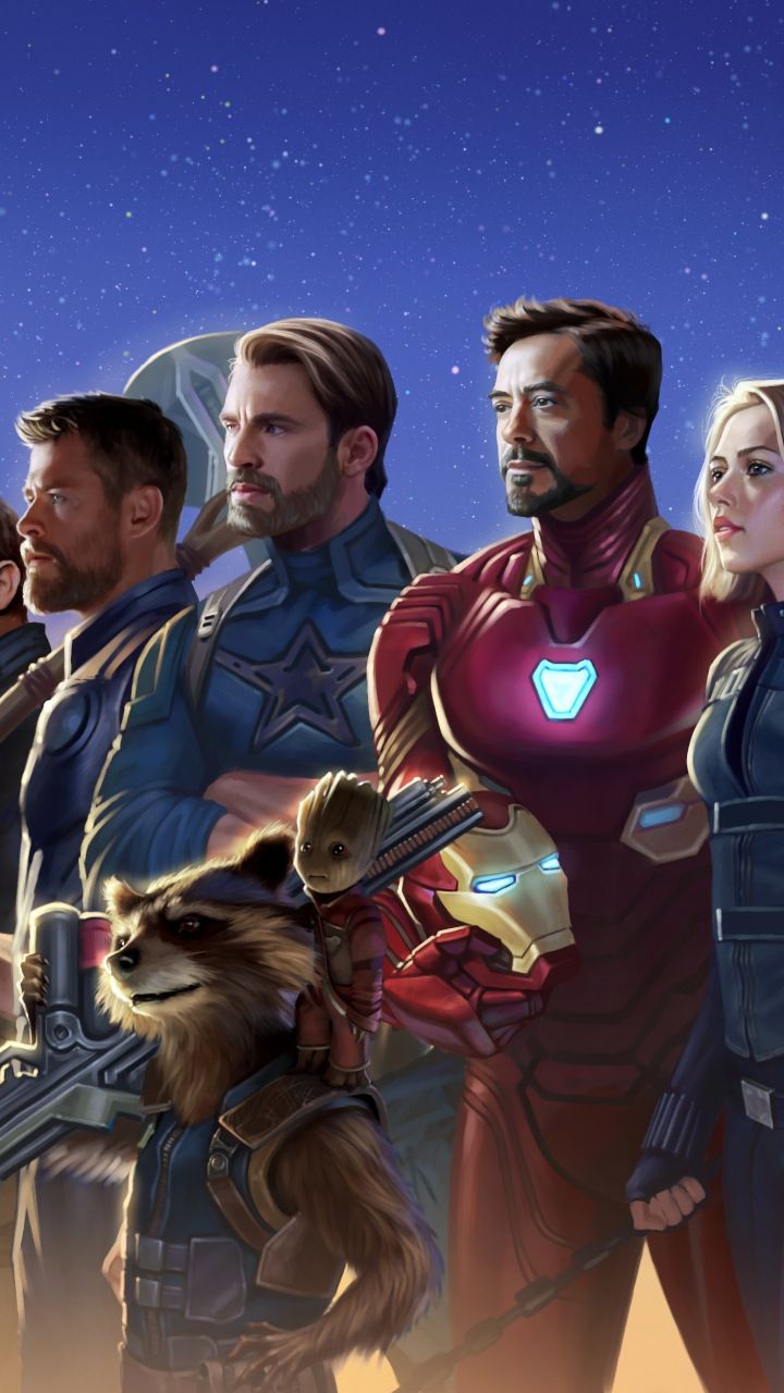 Superheros, Marvel, Artwork, 2018, Wallpaper - Avengers Endgame , HD Wallpaper & Backgrounds