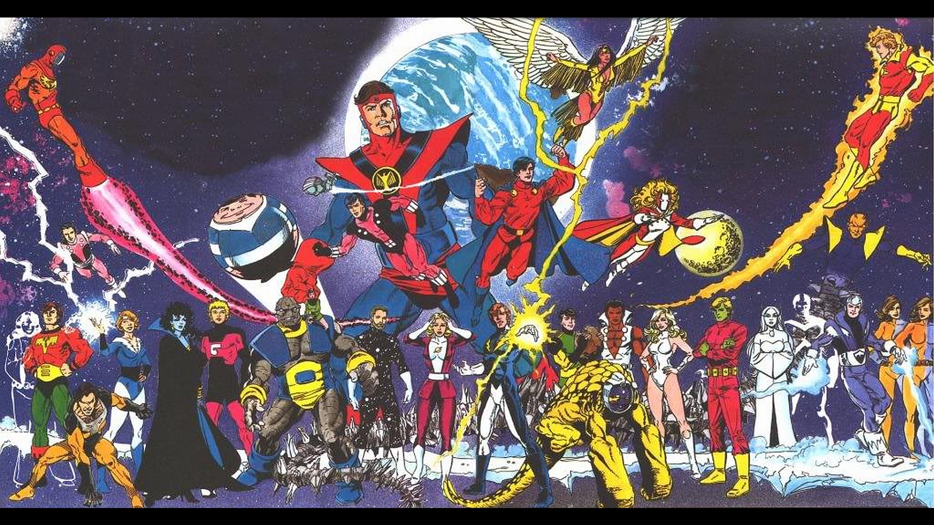 Legion Of Super-heroes Wallpapers - Legion Of Superheroes , HD Wallpaper & Backgrounds