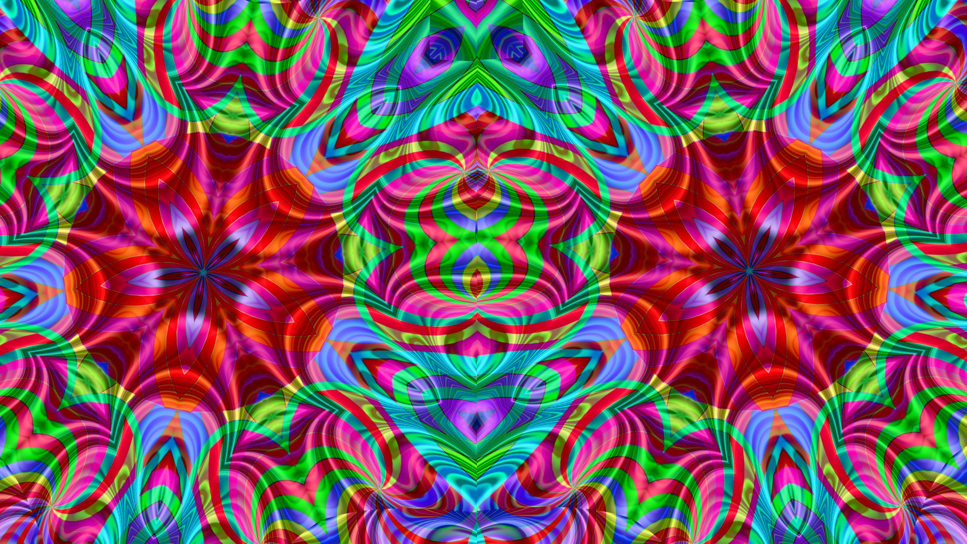 Digital Art, Kaleidoscope, Psychedelic, Pattern, Artistic, - Fractal Art , HD Wallpaper & Backgrounds