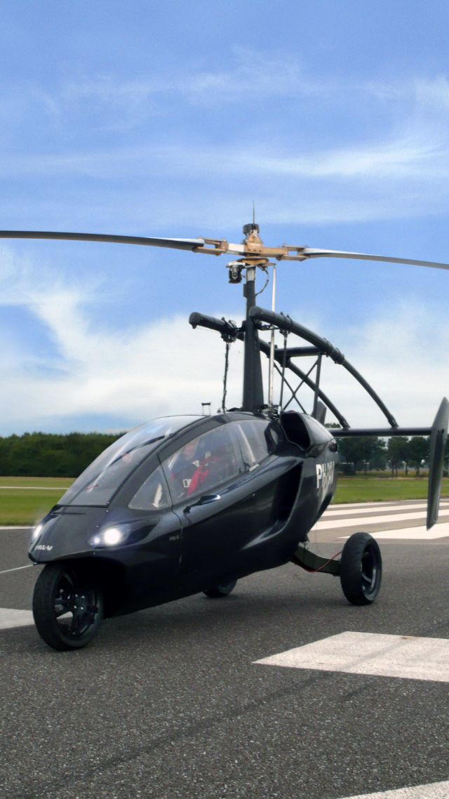 Pal-v One, Flying Car, Helicycle - Pal V One , HD Wallpaper & Backgrounds