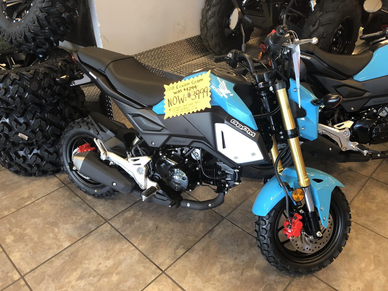 honda grom blue raspberry