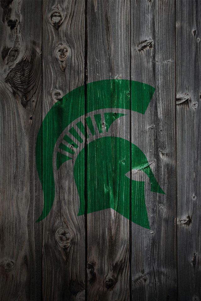 Michigan State Logo Wallpaper - Michigan State Wood , HD Wallpaper & Backgrounds
