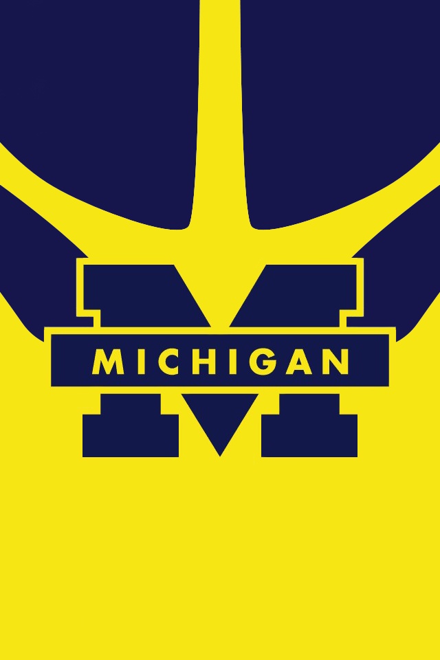 Michigan Football Wallpaper - Logo Michigan Wolverines Football , HD Wallpaper & Backgrounds