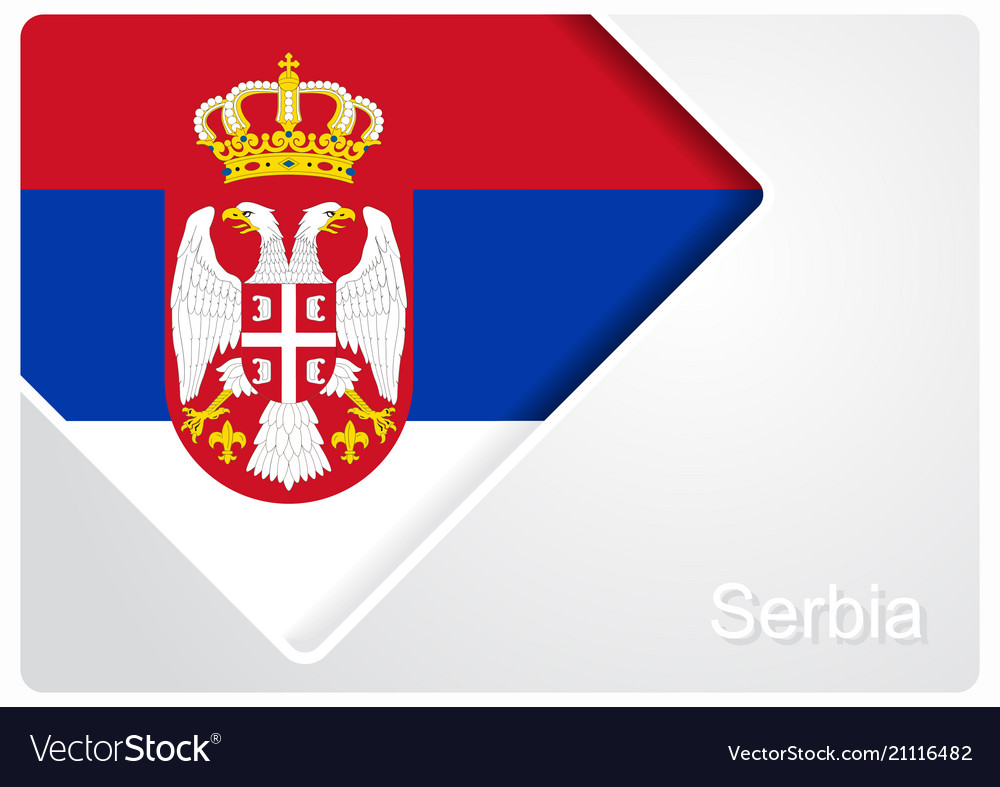 Serbian Flag Design Background Vector Image - Serbia Flag Circle Png , HD Wallpaper & Backgrounds