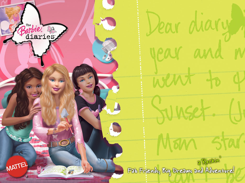 Dear Diary - - Barbie Diaries , HD Wallpaper & Backgrounds