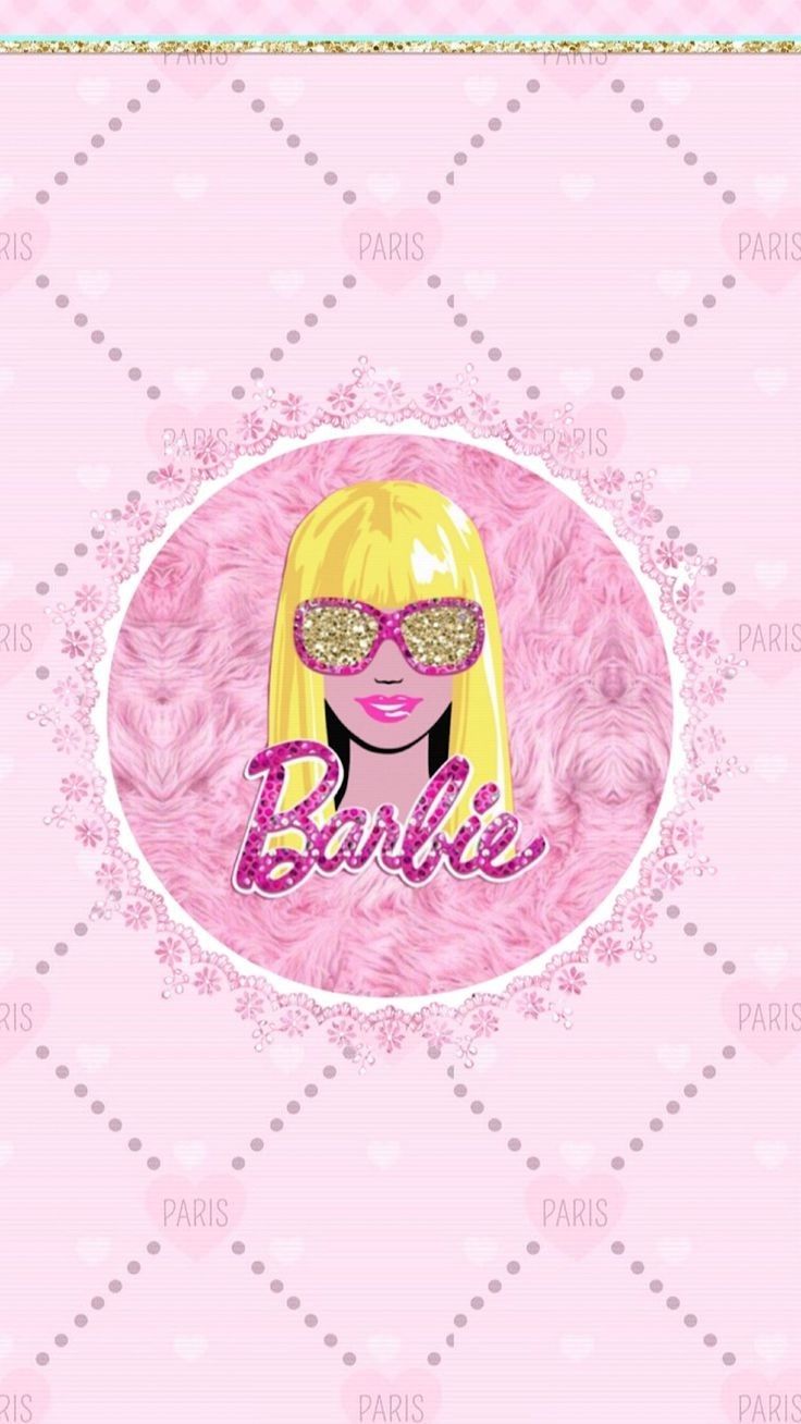 30364119 Barbie We Love Pink Pink Wallpaper Wallpaper - Illustration , HD Wallpaper & Backgrounds