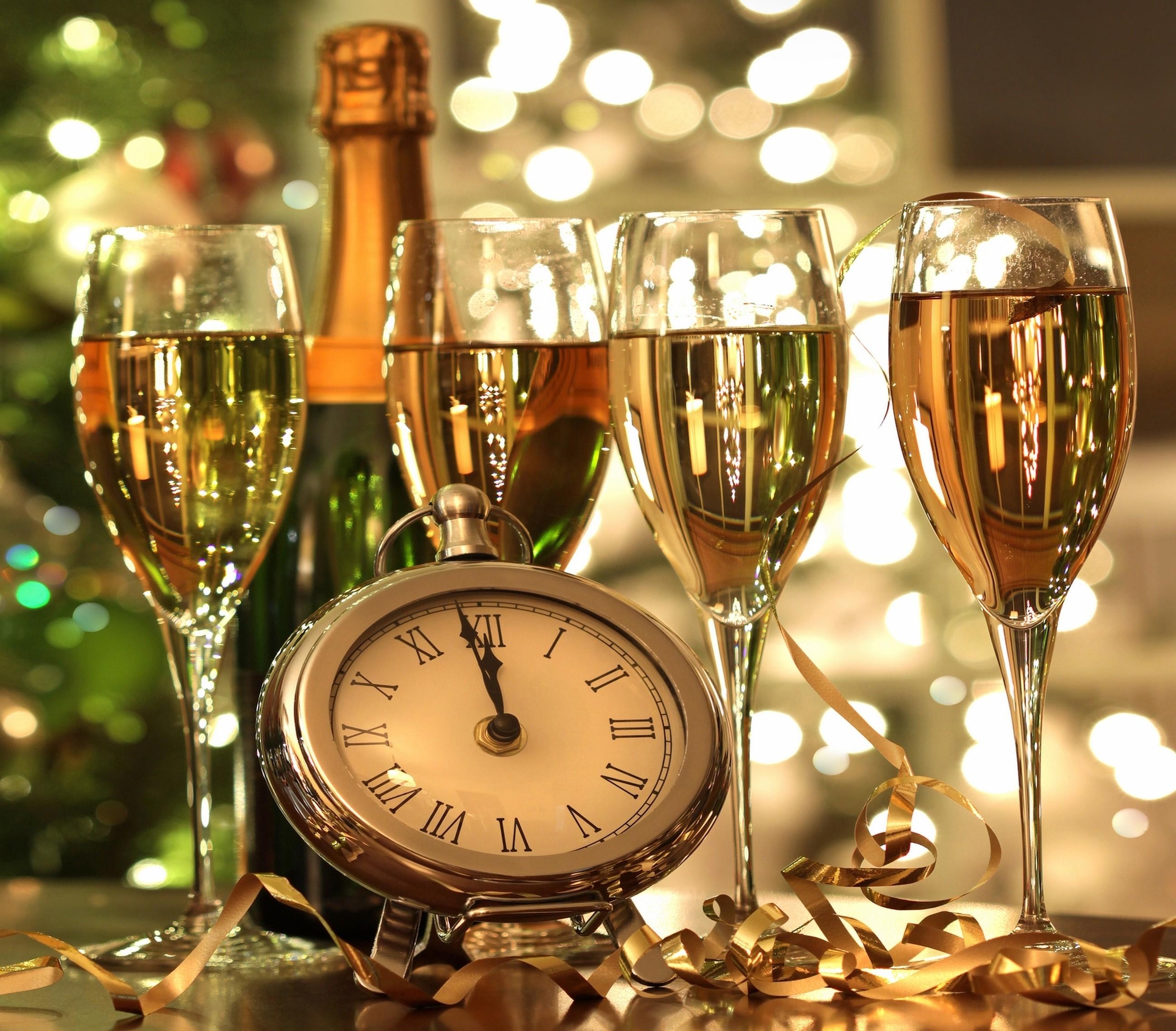 Happy 31st December Images Wallpapers, Gif Glitters - Champagne Glasses New Years , HD Wallpaper & Backgrounds