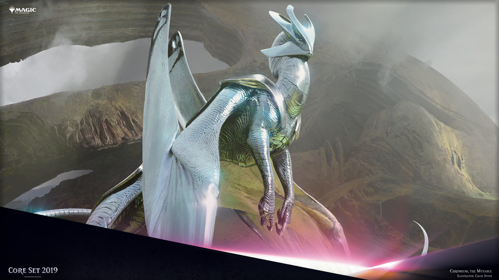 Dragon, Magic - Magic The Gathering Chromium The Mutable , HD Wallpaper & Backgrounds