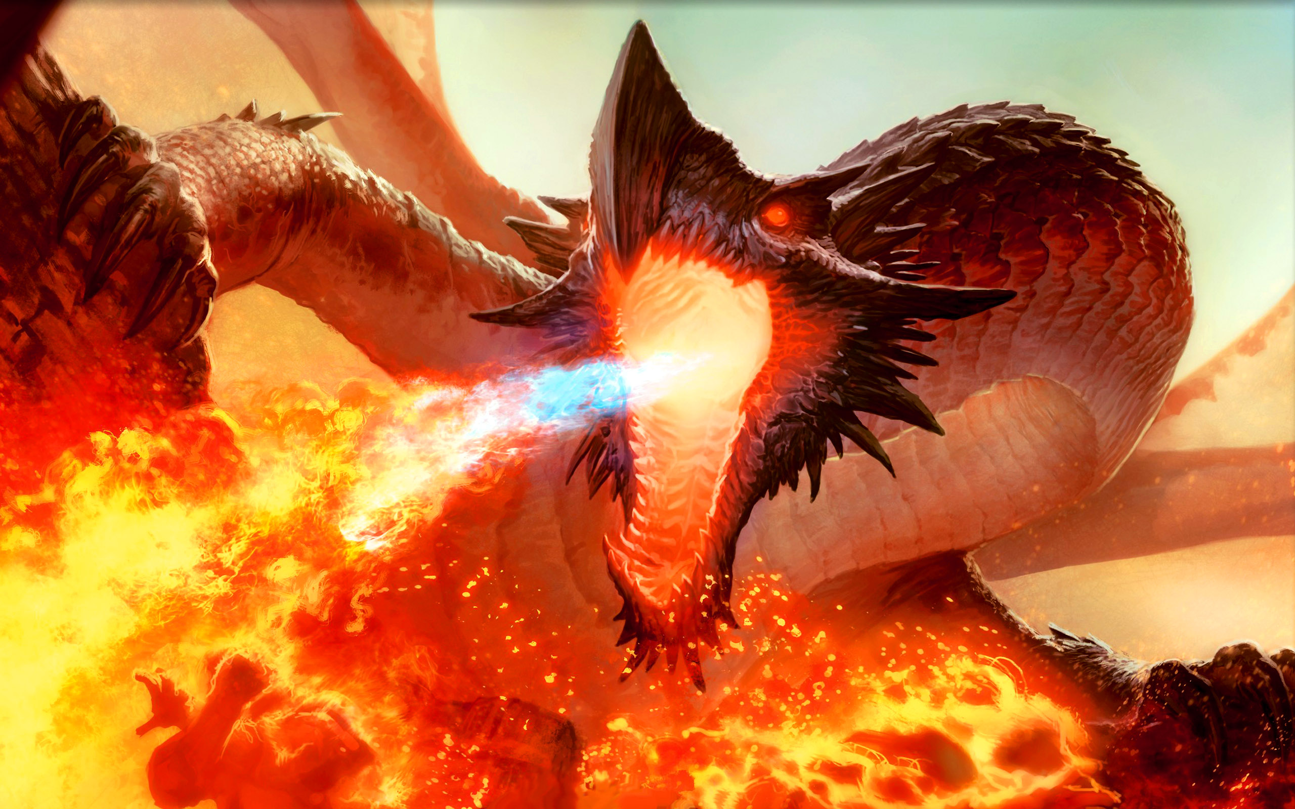 Mtg Images Free Download - Magic The Gathering Dragon Art , HD Wallpaper & Backgrounds