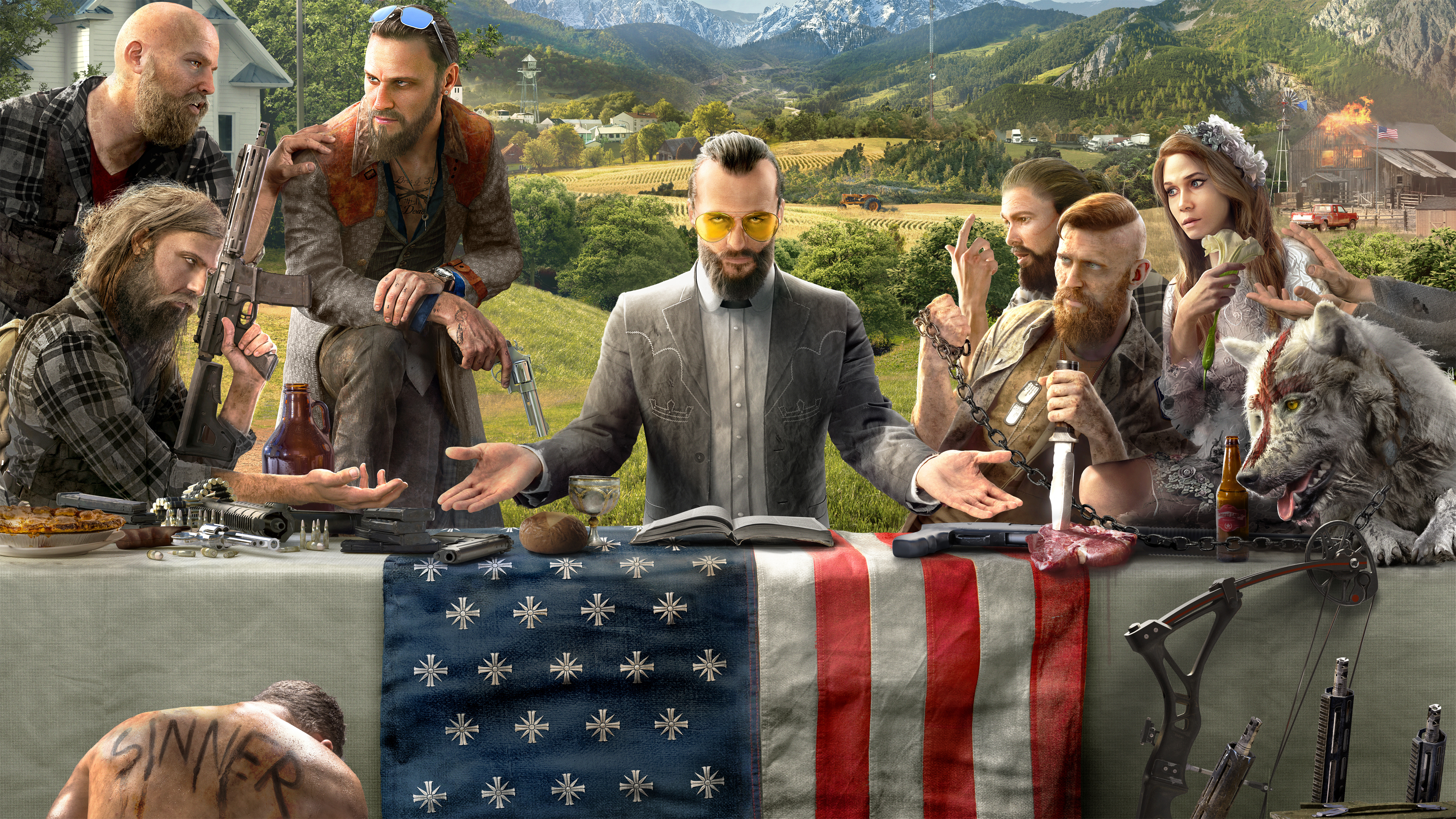 Download Wallpaper - Far Cry 5 Characters , HD Wallpaper & Backgrounds