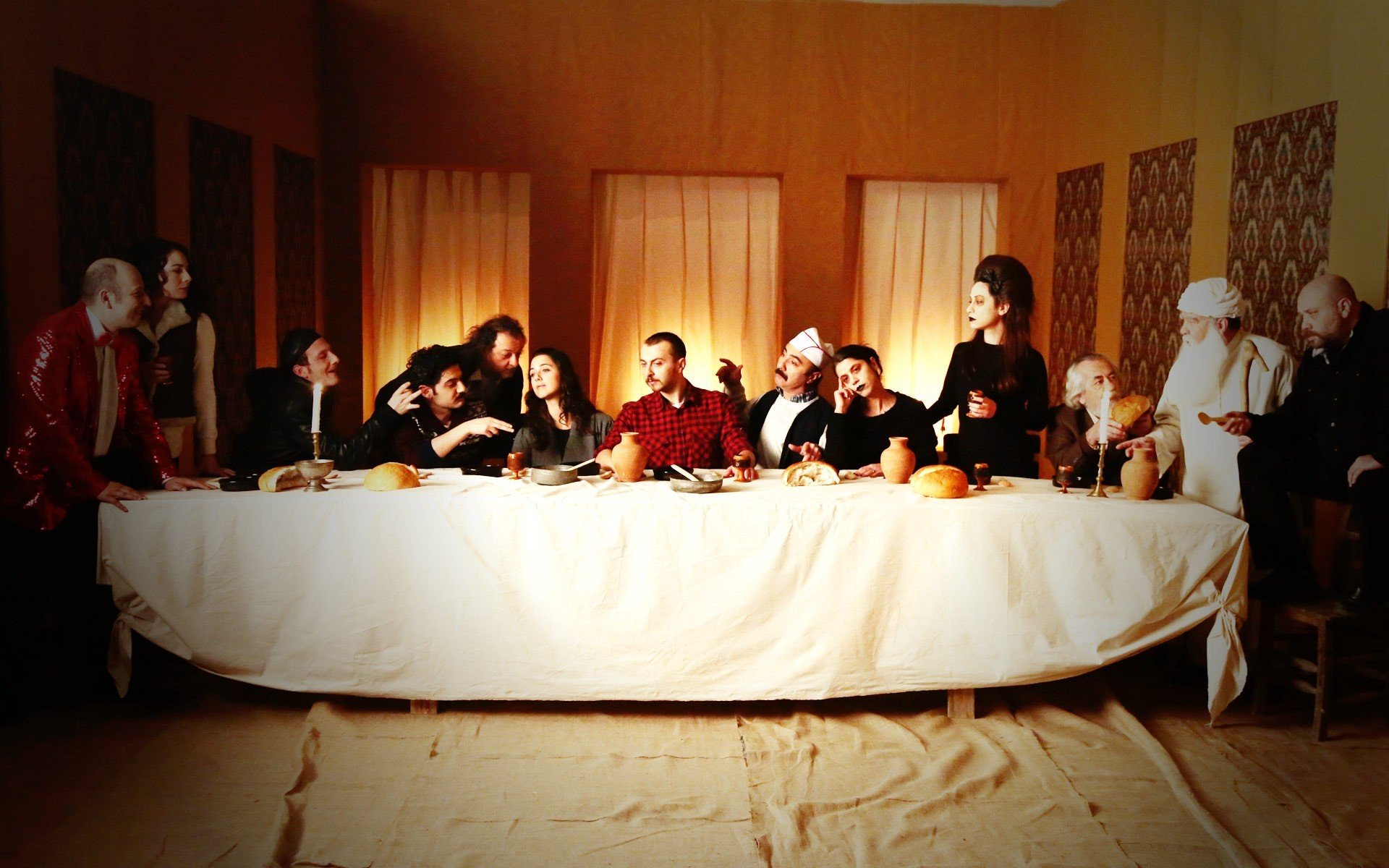 The Last Supper Reproduction Leyla Ile Mecnun Turkish - Leyla Ile Mecnun , HD Wallpaper & Backgrounds