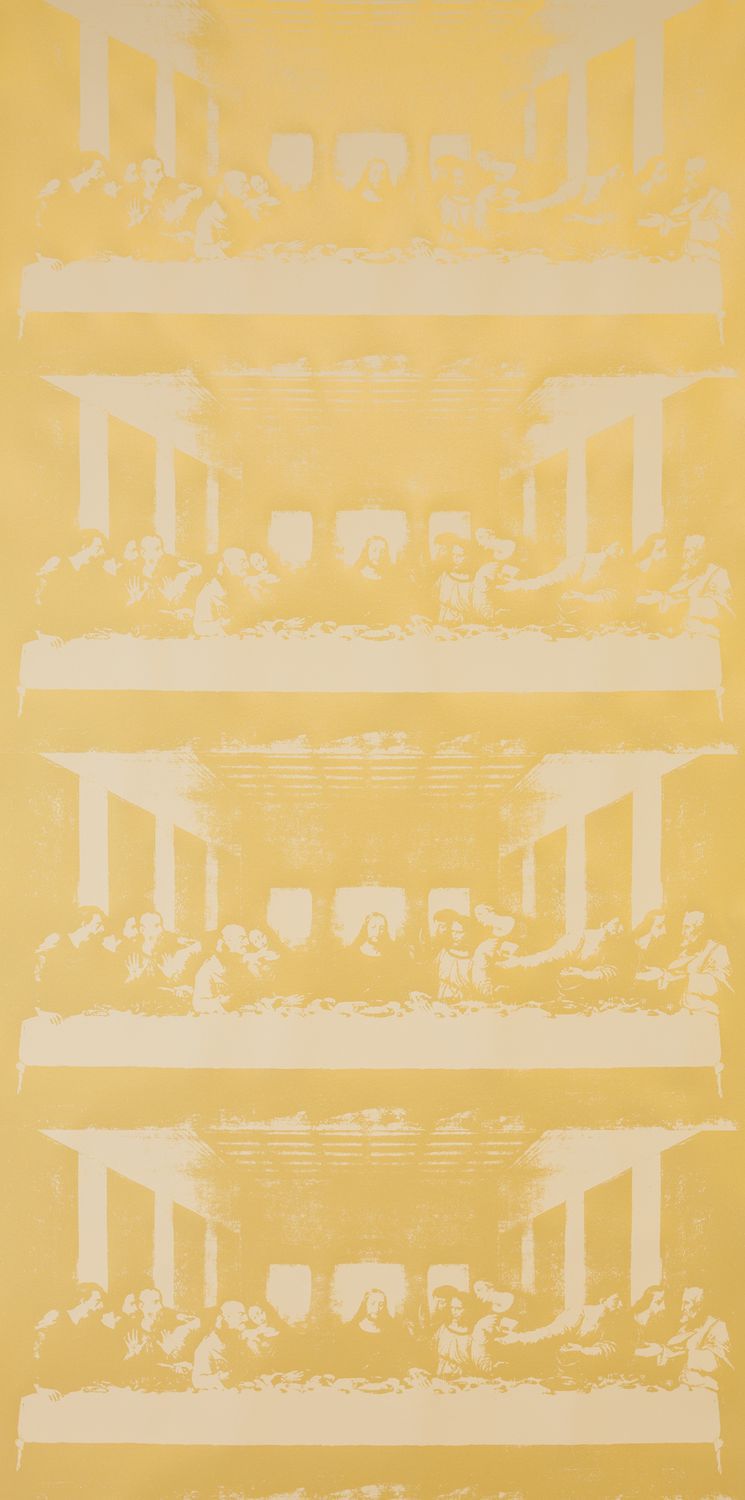 Contemporary Wallpaper / Polyester / Art Print / Non-woven - Andy Warhol The Last Supper , HD Wallpaper & Backgrounds