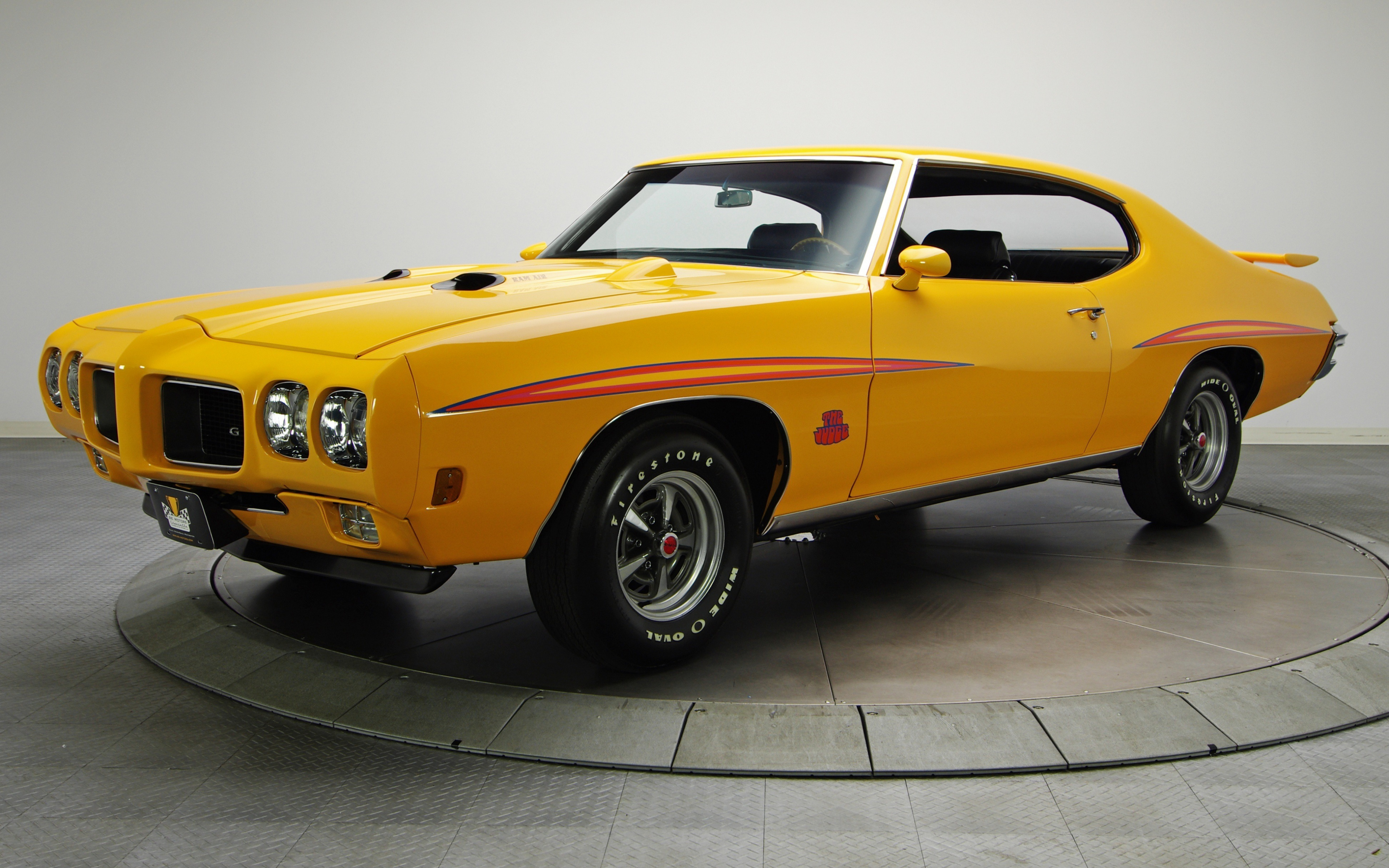 Wallpaper Yellow, Pontiac Gto, Muscle Car - 1971 Pontiac Gto Judge , HD Wallpaper & Backgrounds