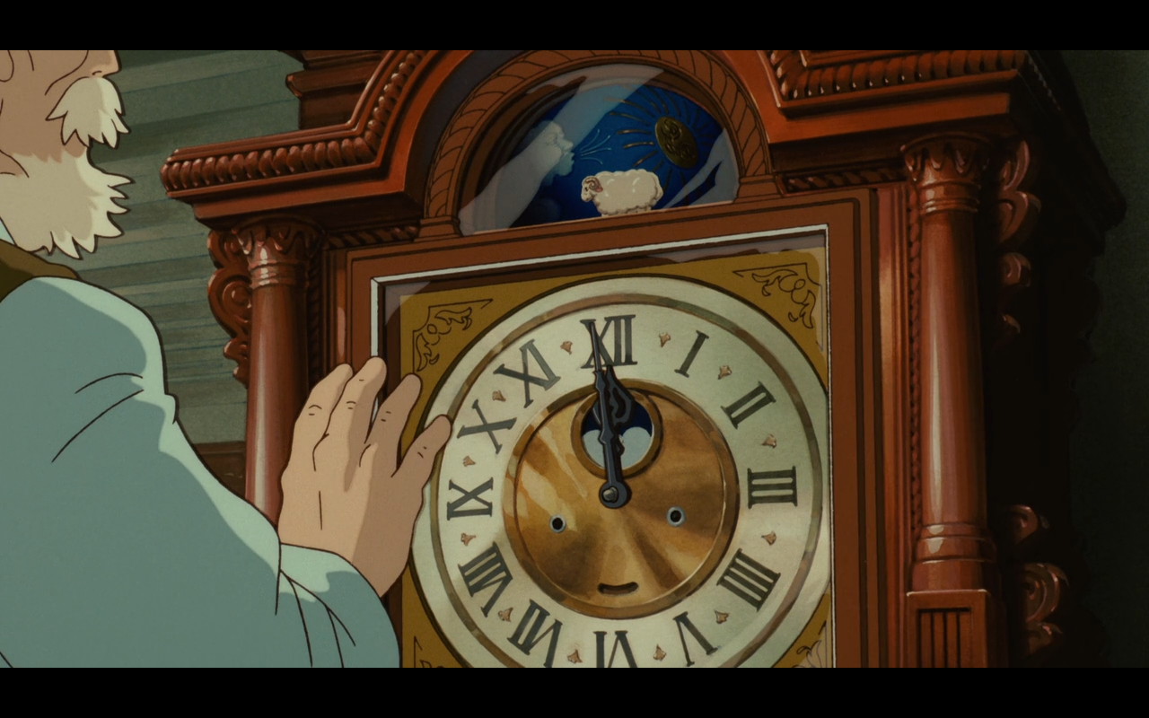 He Installed The Piece - Whisper Of The Heart Clock , HD Wallpaper & Backgrounds