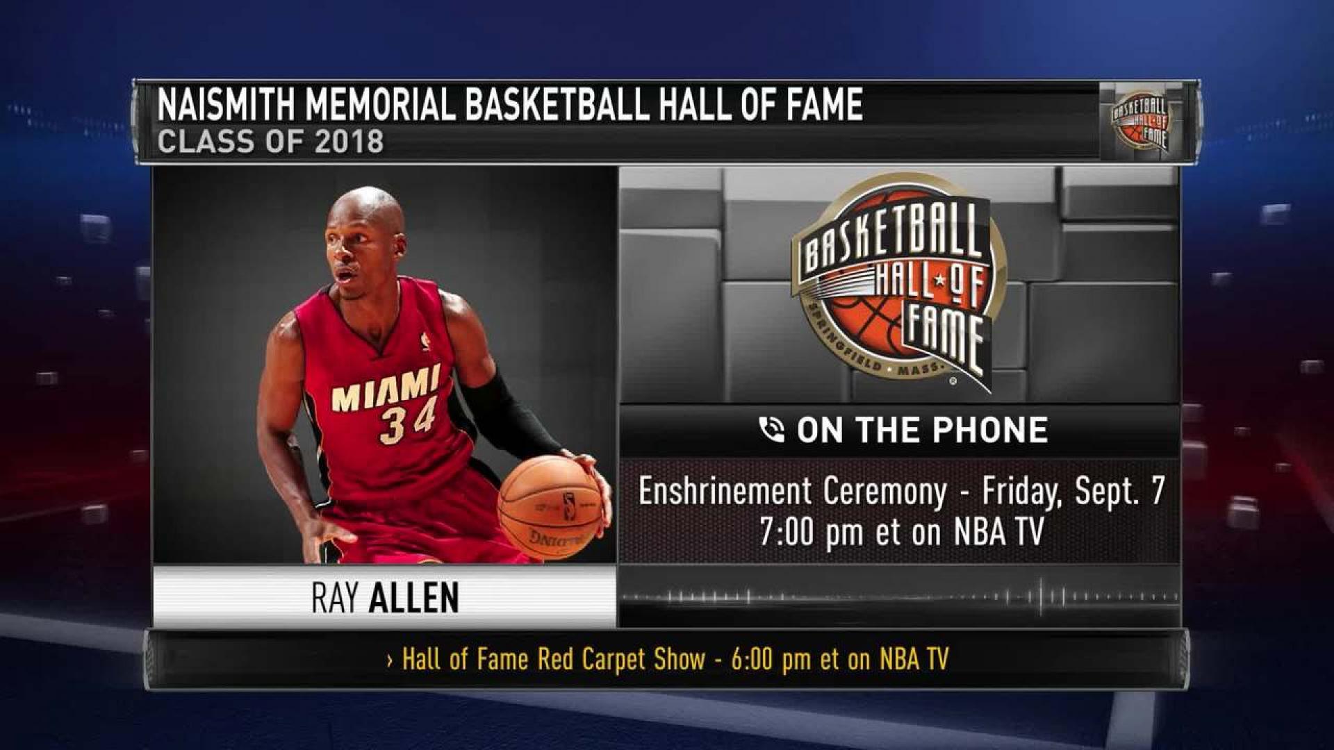 Ray Allen Joins Gametime To Talk Hall Of Fame - Naismith Memorial Basketball Hall Of Fame , HD Wallpaper & Backgrounds