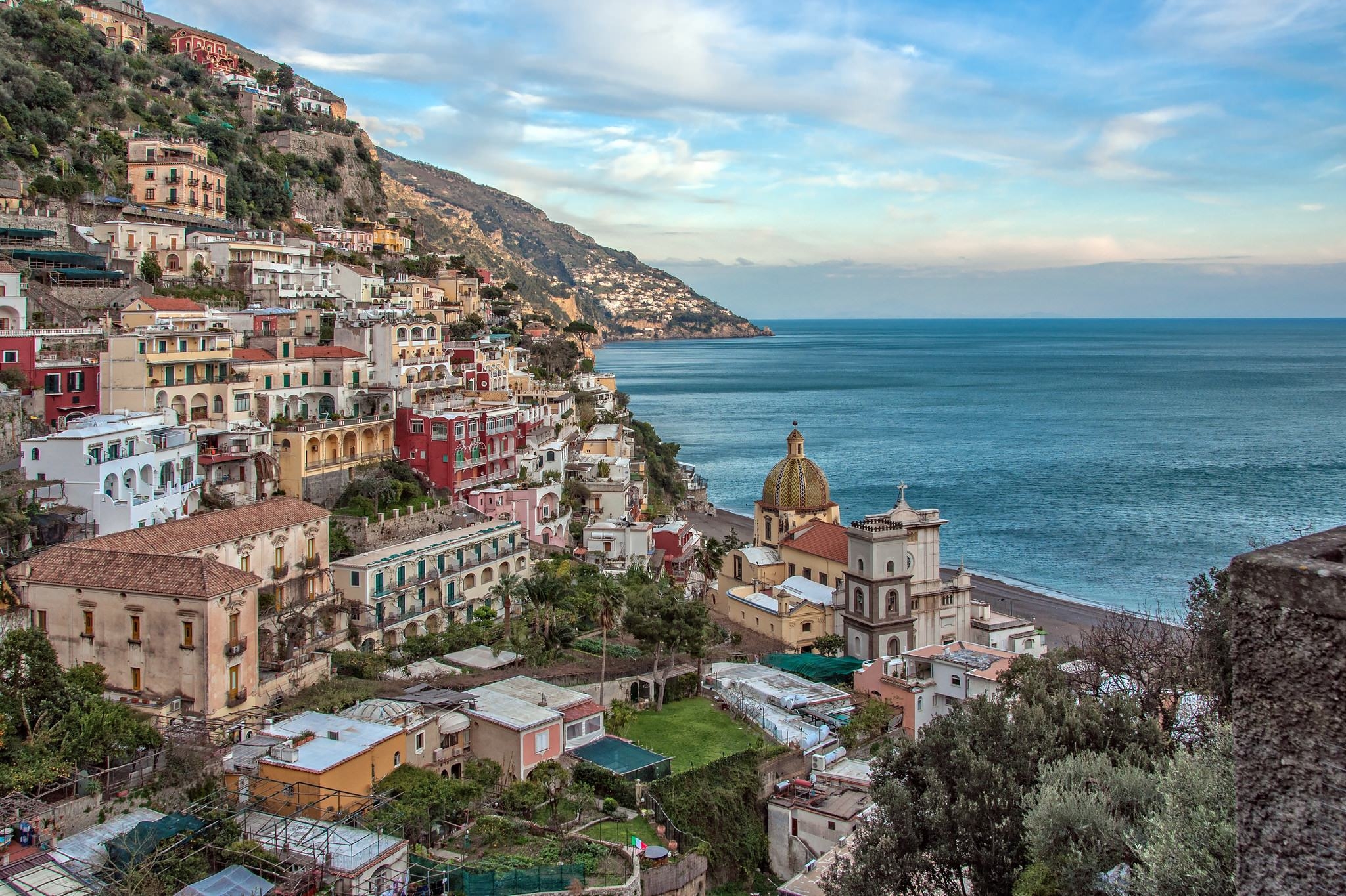 Gulf Of Salerno, Amalfi Coast, Italy, Campania, Positano, - Amalfi Coast , HD Wallpaper & Backgrounds
