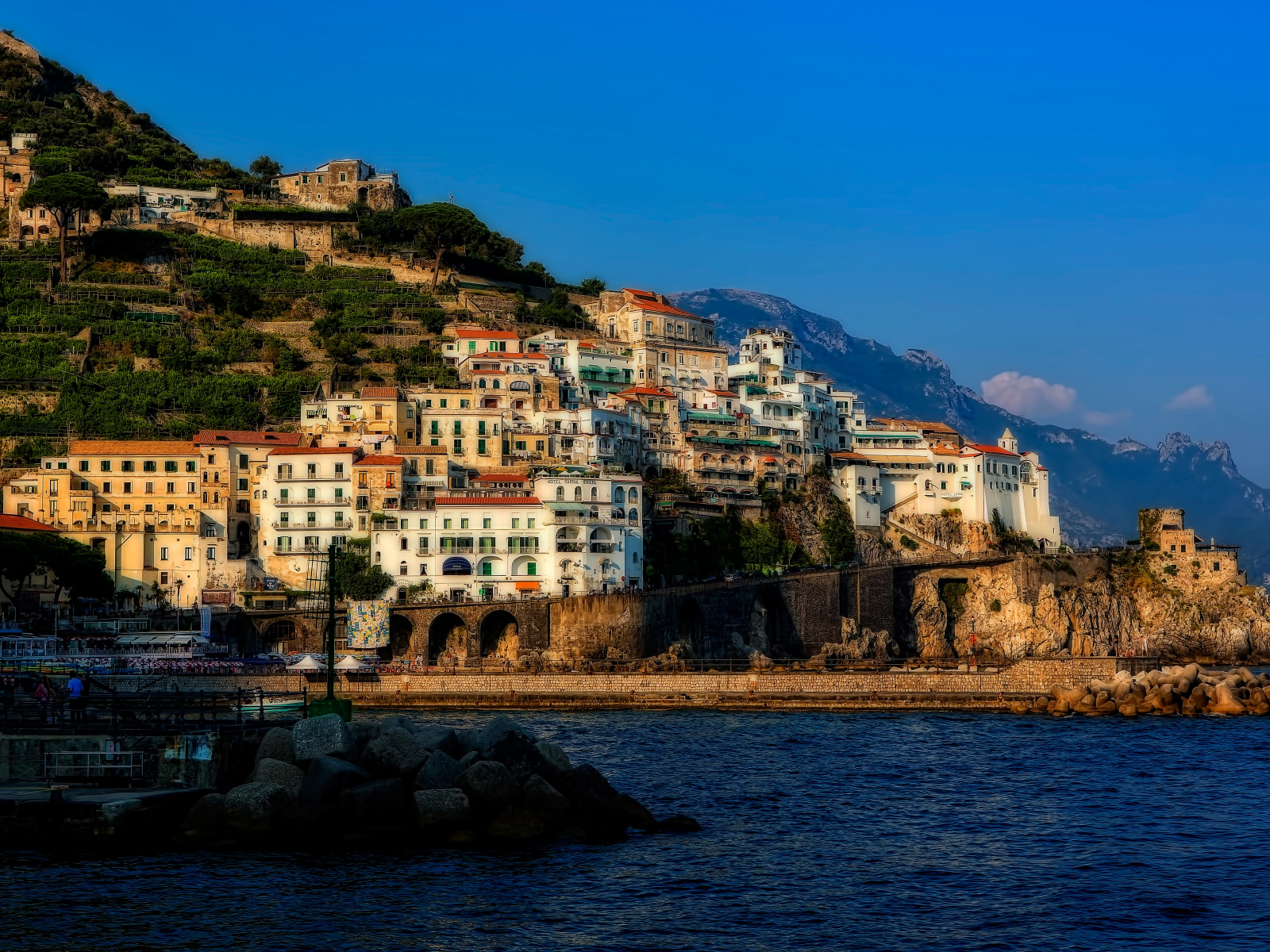 Positano, Coast, Travel, Sky, Historic Site Wallpaper - Amalfi , HD Wallpaper & Backgrounds