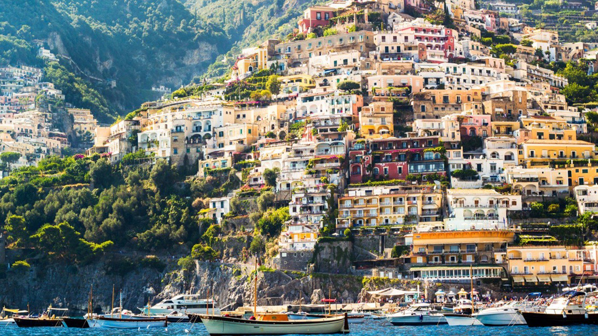 Amalfi Coast Hd Wallpaper - Amalfi Coast Boat Tour , HD Wallpaper & Backgrounds