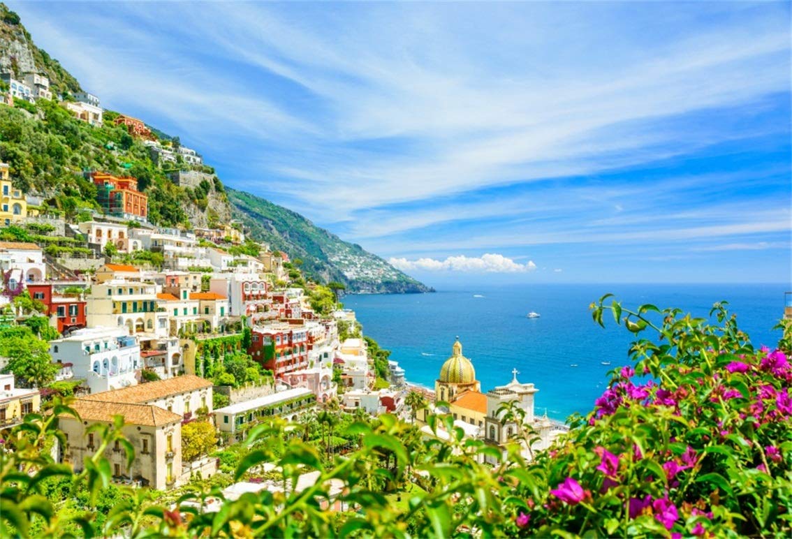 Csfoto 5x3ft Background Beautiful View In Positano - Amalfi Coast , HD Wallpaper & Backgrounds