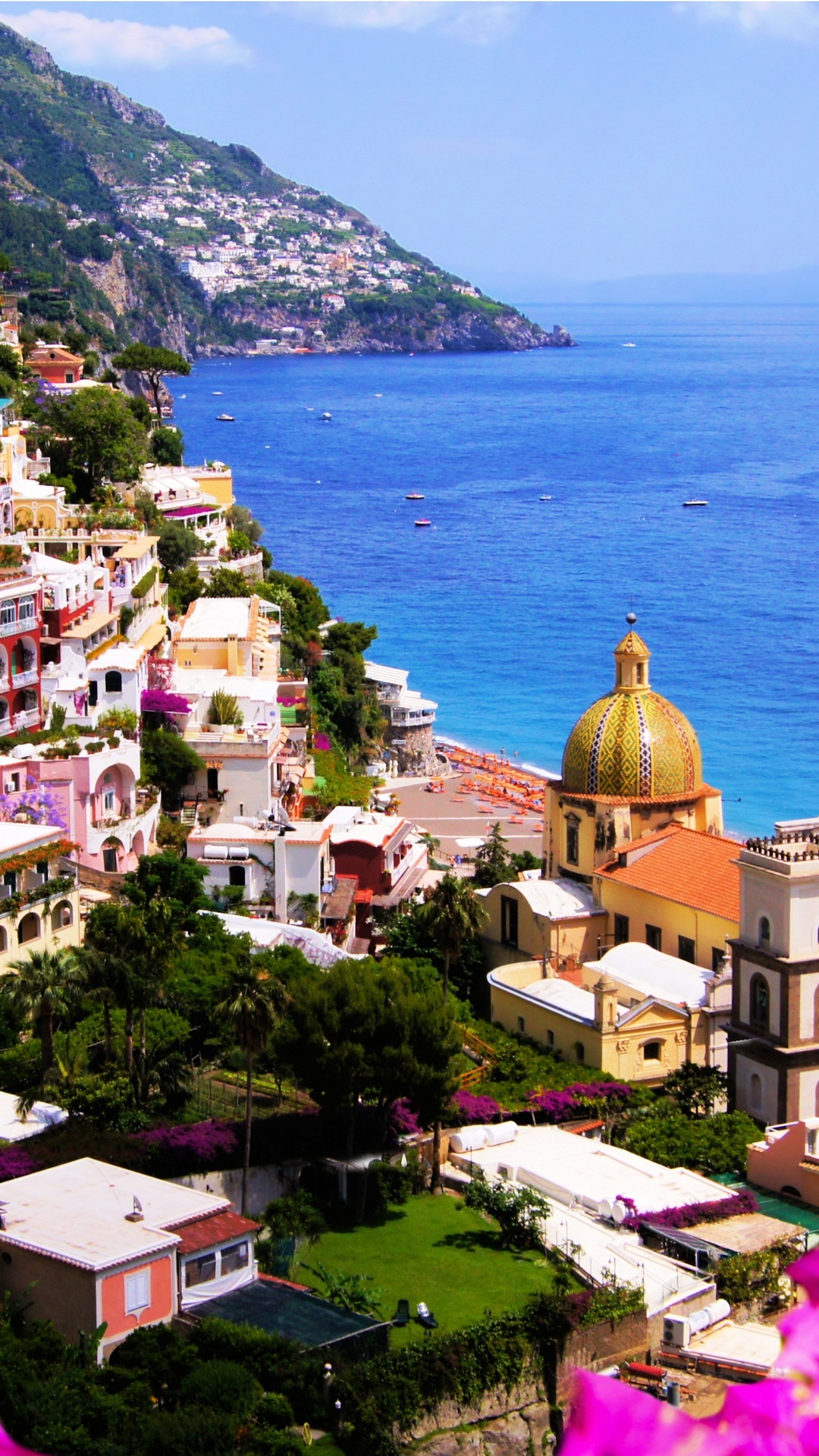 Cathedral, Home, Rock, City, Italy, Amalfi, Italy, - Positano , HD Wallpaper & Backgrounds