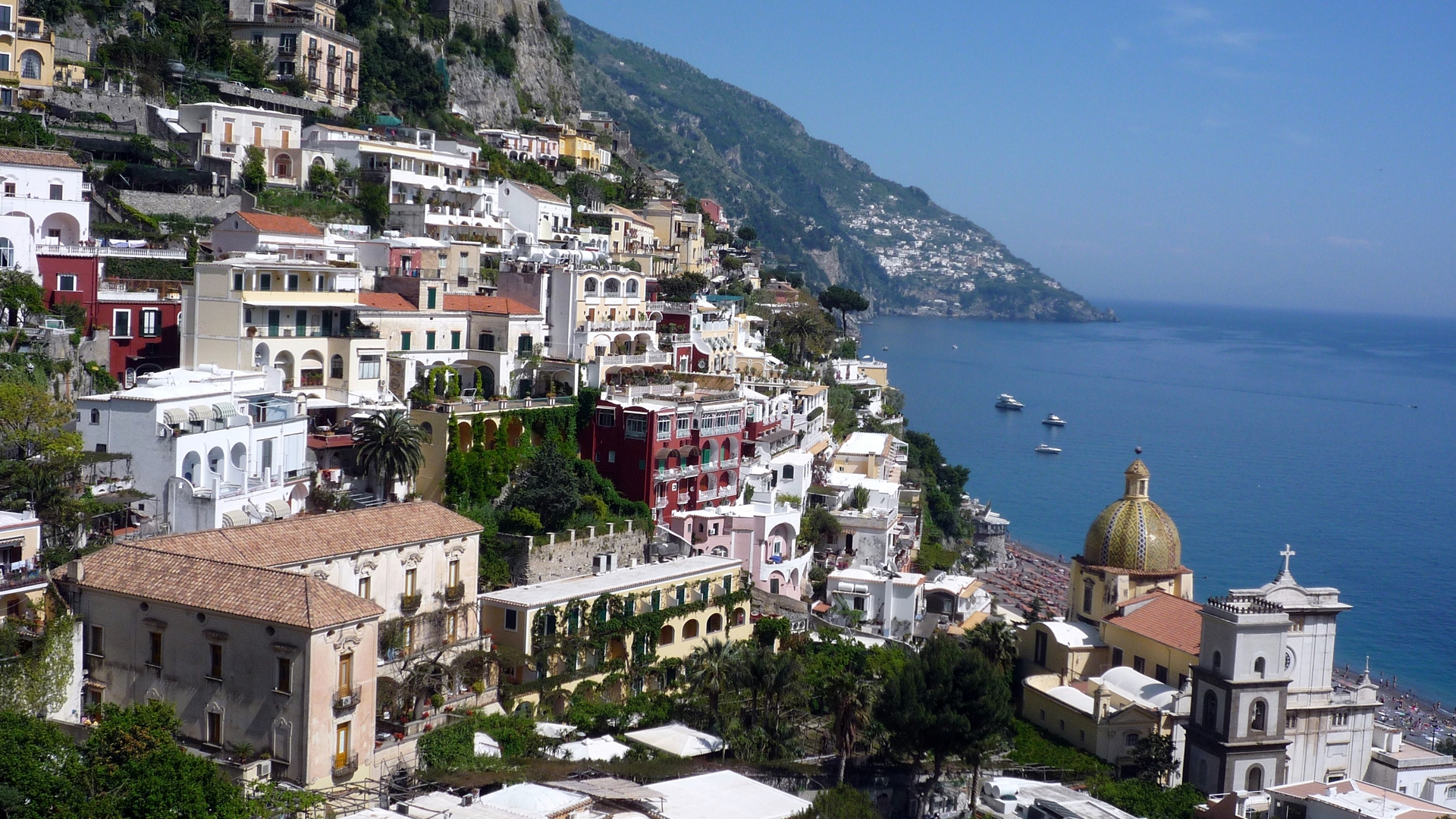 Italy, Positano - Amalfi Coast , HD Wallpaper & Backgrounds