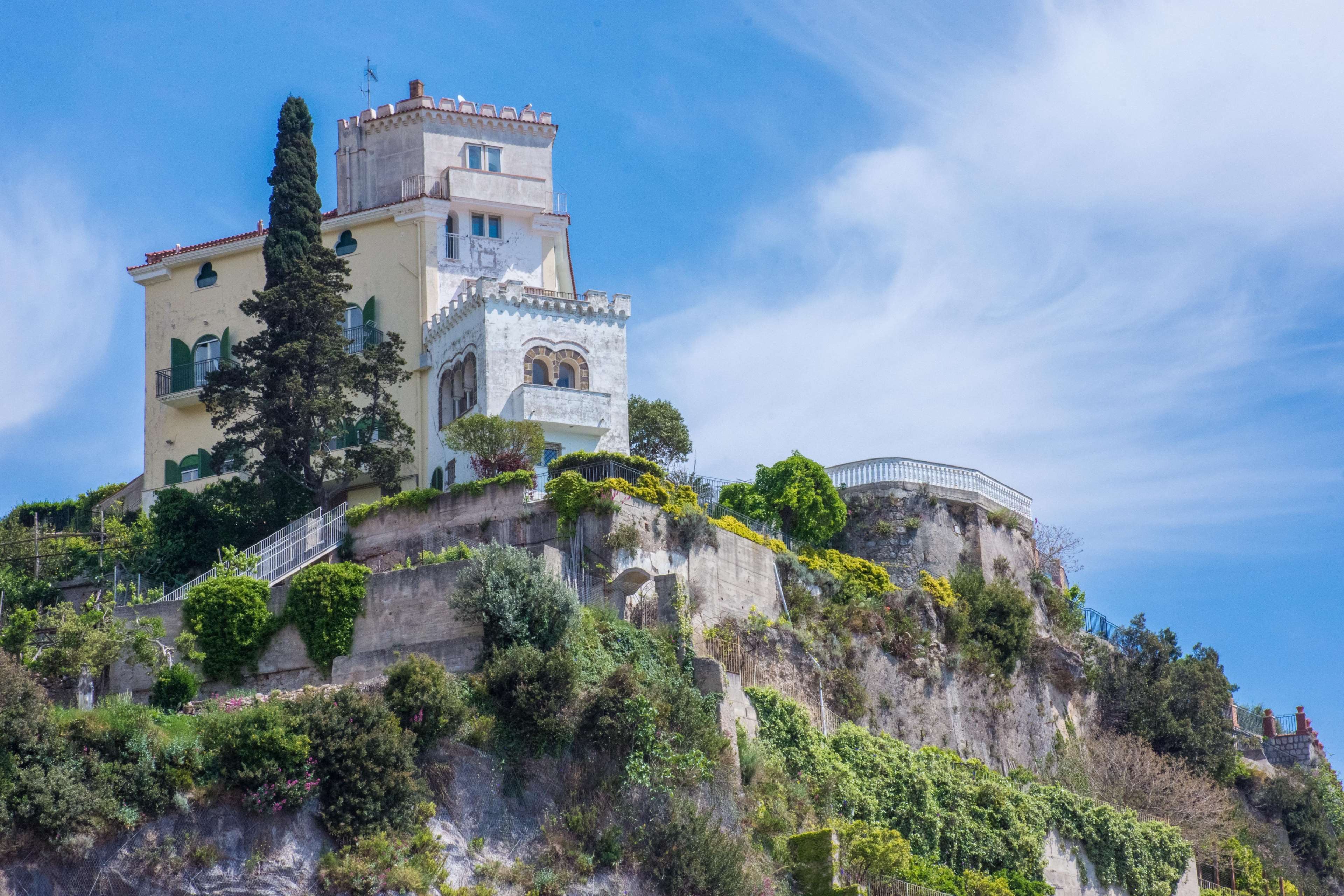 Amalfi, Amalfi Coast, Campania, Cliff, Coast, Hill, - Klippenhaus , HD Wallpaper & Backgrounds