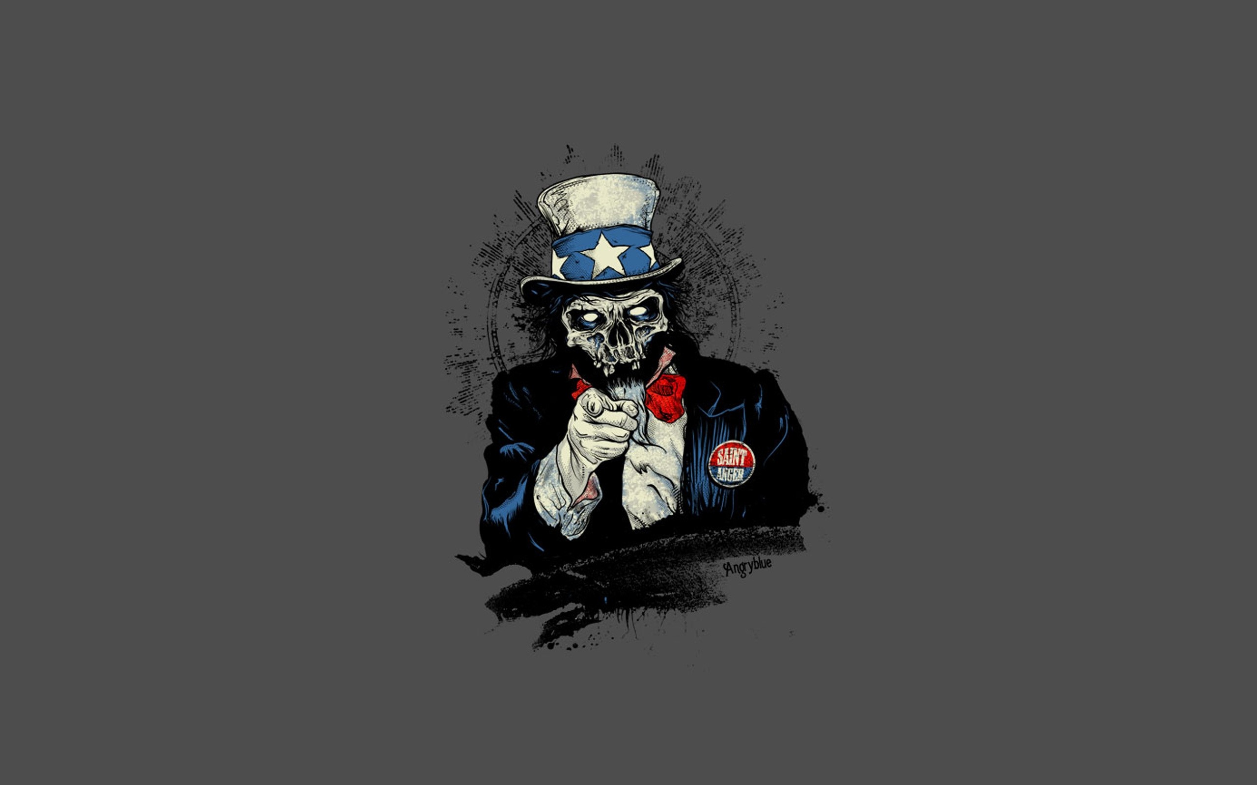 American, Skull, Propaganda, Cylinder, Dead Wallpaper - Pc Wallpaper Hd Zombie , HD Wallpaper & Backgrounds