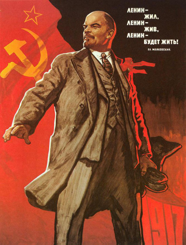 Download - Vladimir Lenin Propaganda Posters , HD Wallpaper & Backgrounds