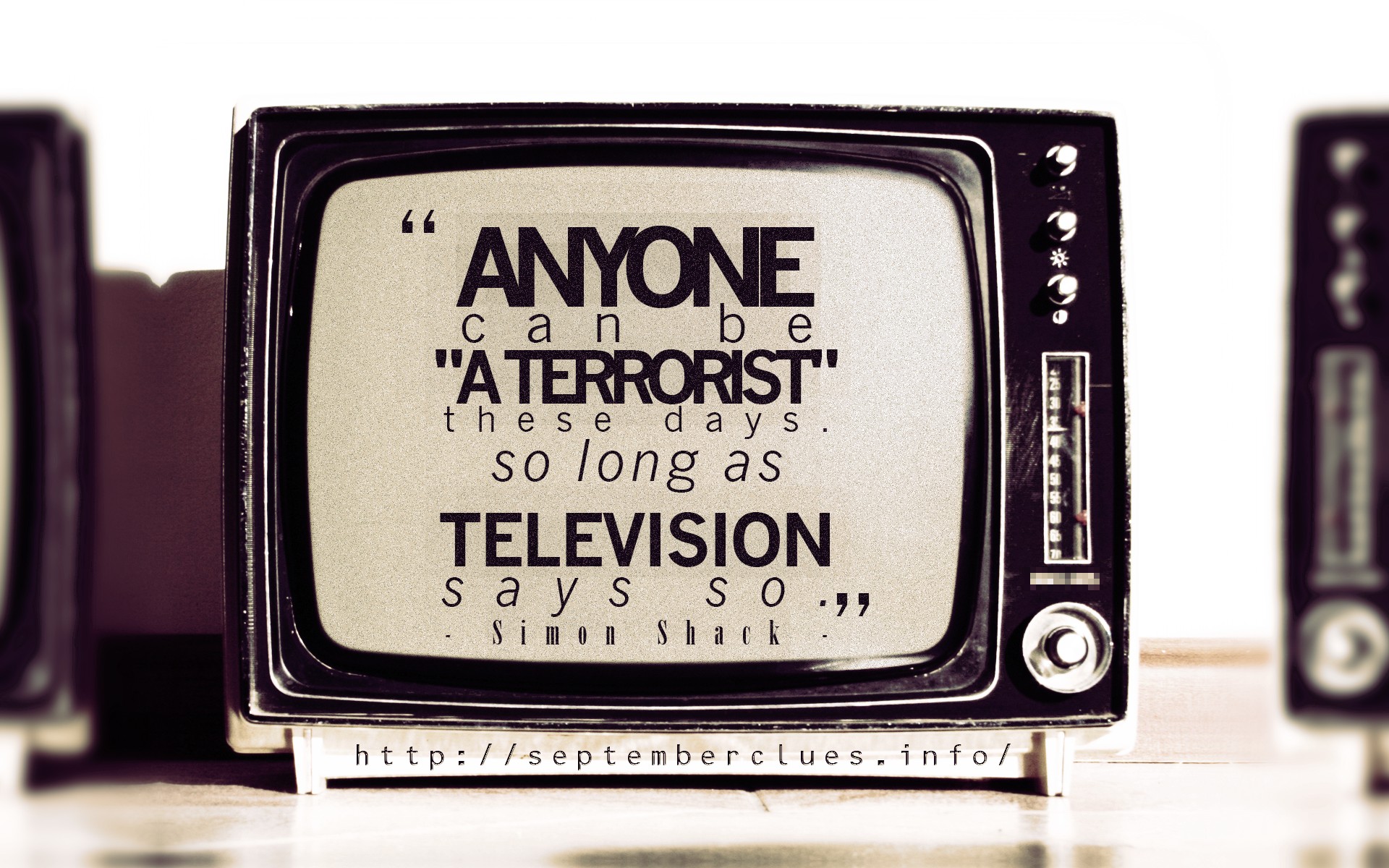 Tv, Text, Design, Typography, Propaganda, Terrorists, - Propaganda Imagenes De Television , HD Wallpaper & Backgrounds