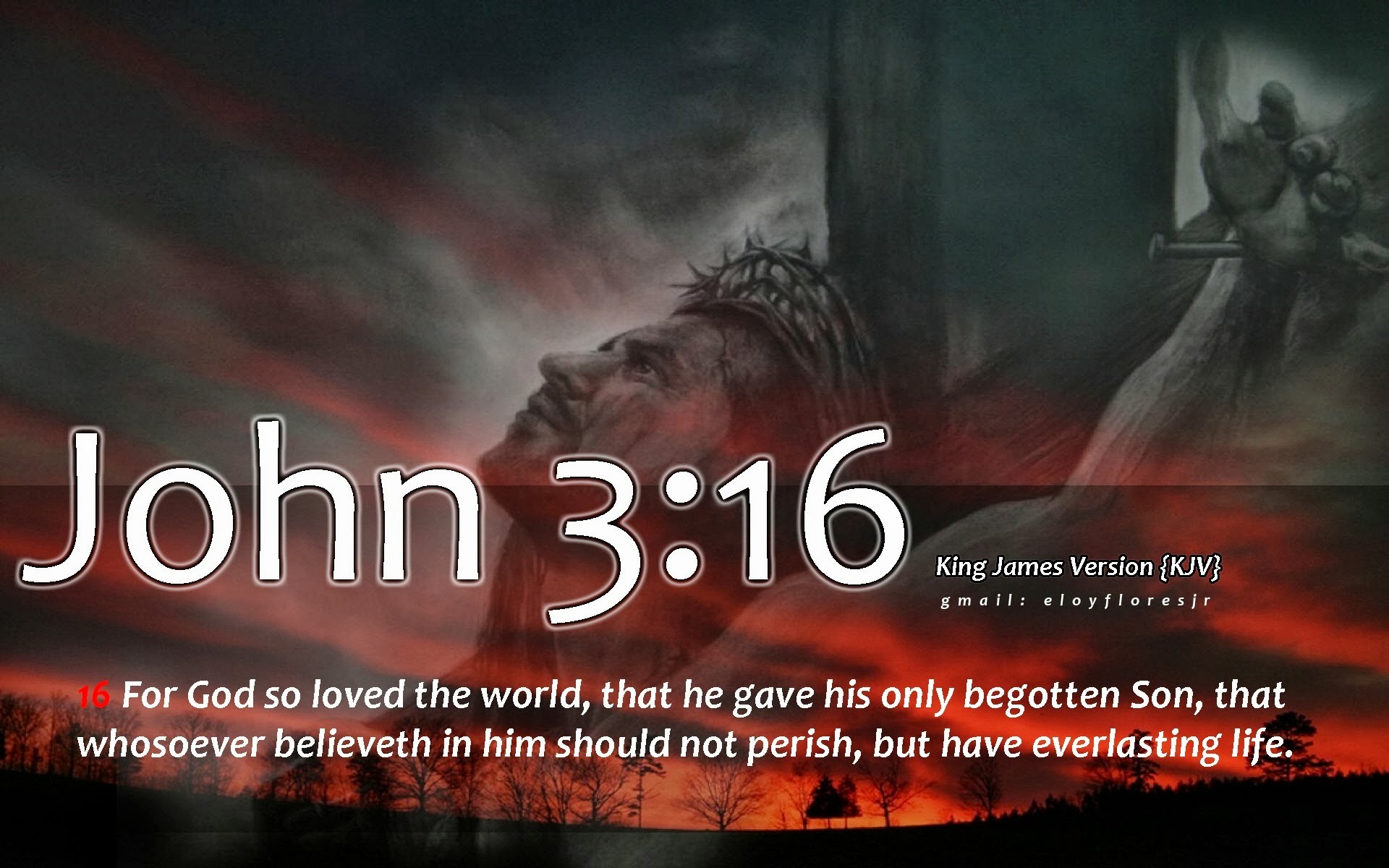 John - John 3 16 Jesus , HD Wallpaper & Backgrounds