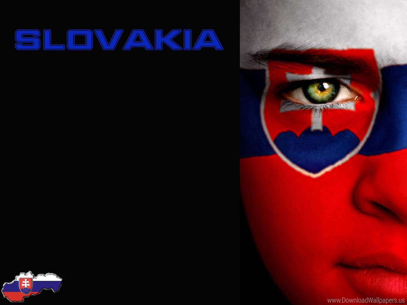 Download Original Size - Slovenska Vlajka Pozadie , HD Wallpaper & Backgrounds