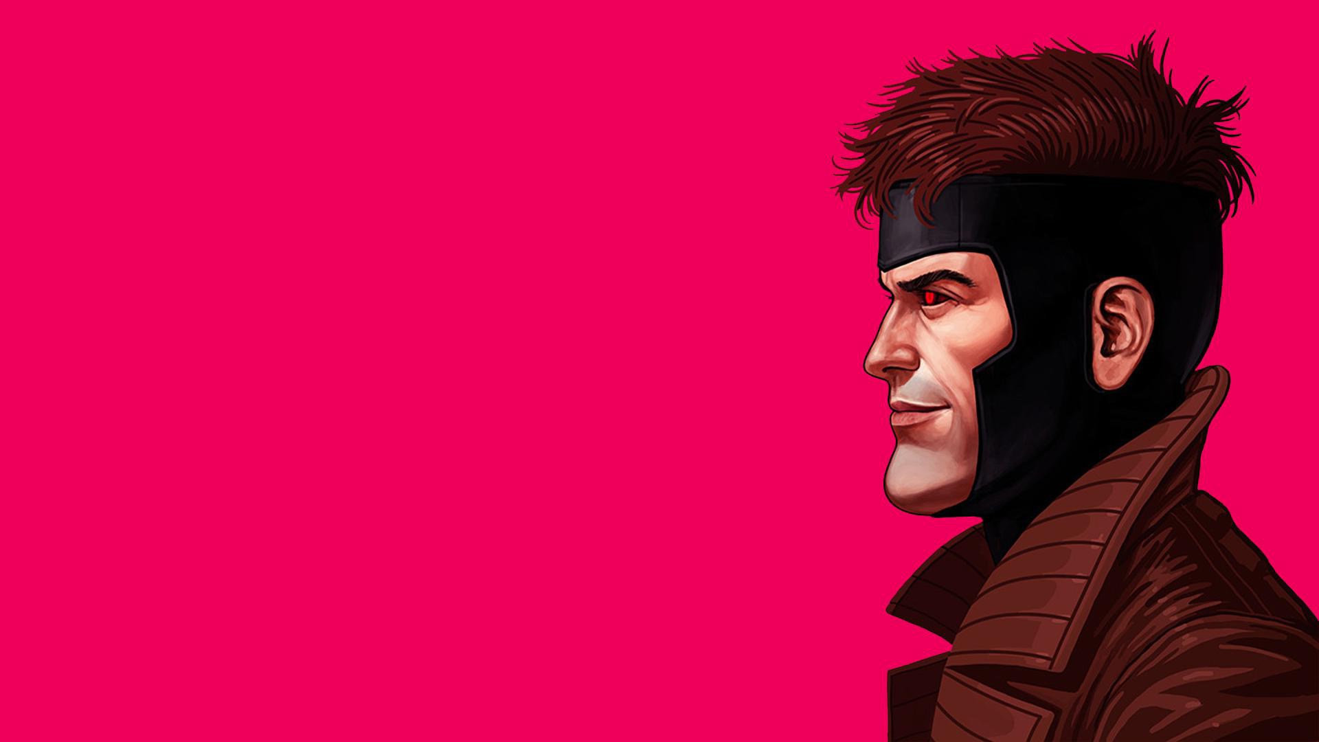 X-men Mike Mitchell Marvel Gambit Art 1080p Hd Wallpaper - Gambito X Men , HD Wallpaper & Backgrounds