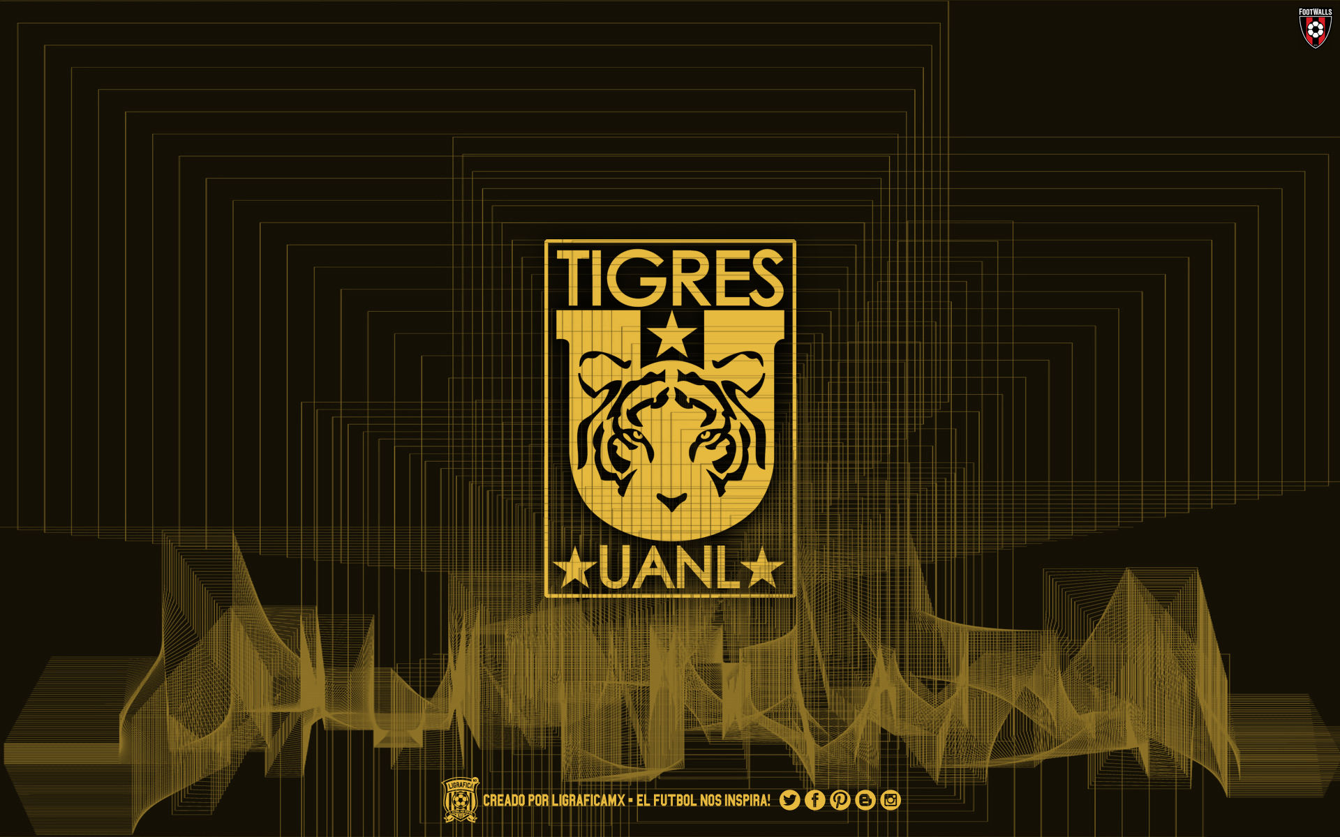 Tigres U A N L Wallpaper - Tigres Uanl Wallpaper Hd , HD Wallpaper & Backgrounds
