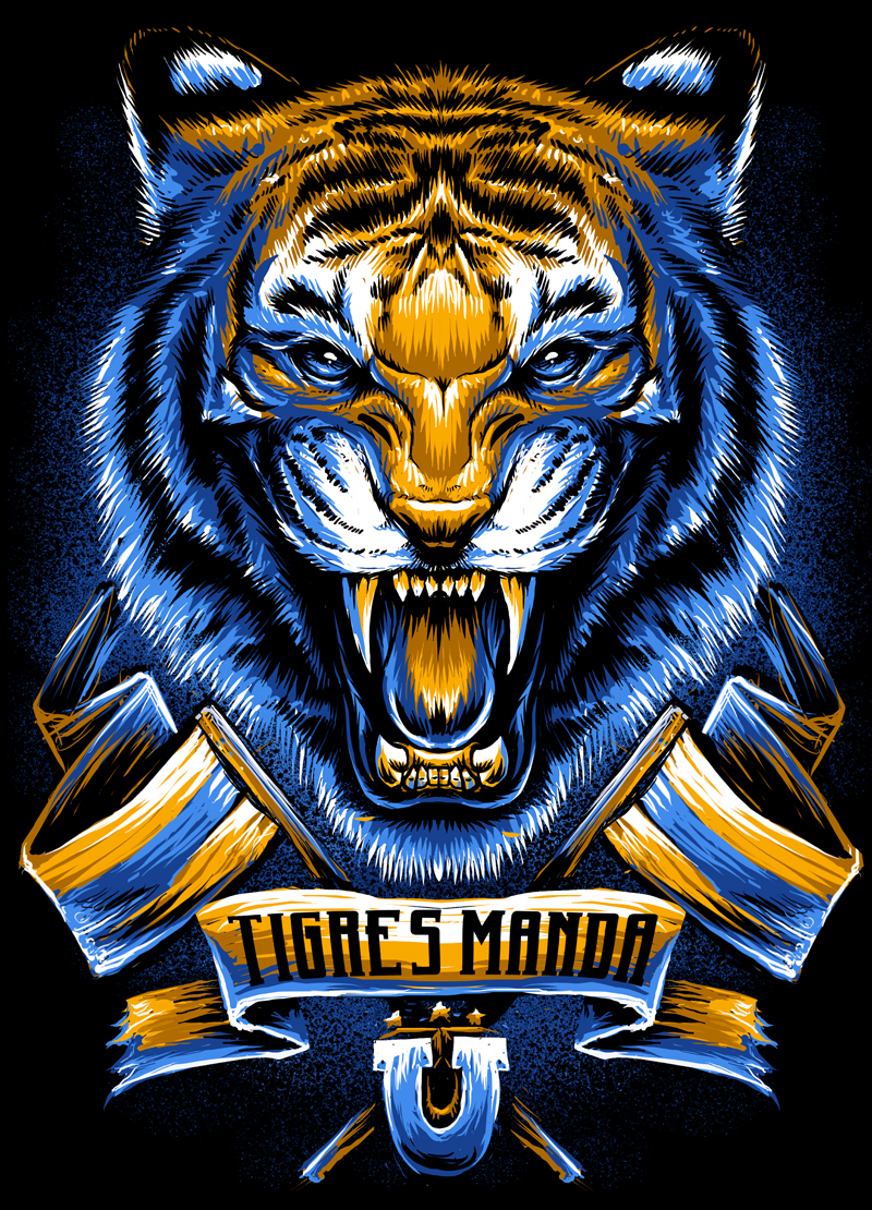 Tigres Uanl Wallpaper - Tigres De La Uanl Logo , HD Wallpaper & Backgrounds