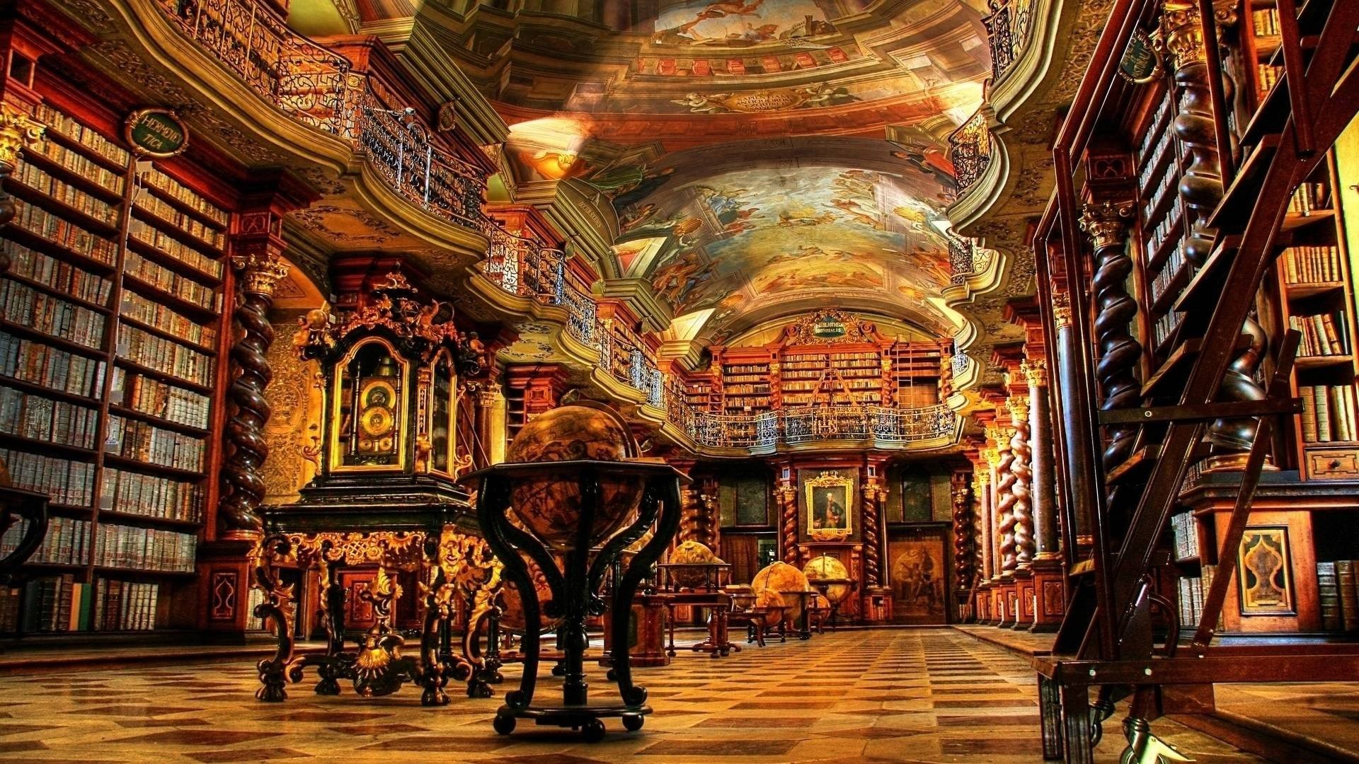 Library, Building, Architecture, Prague, Czech Republic, - University Of Cambridge , HD Wallpaper & Backgrounds
