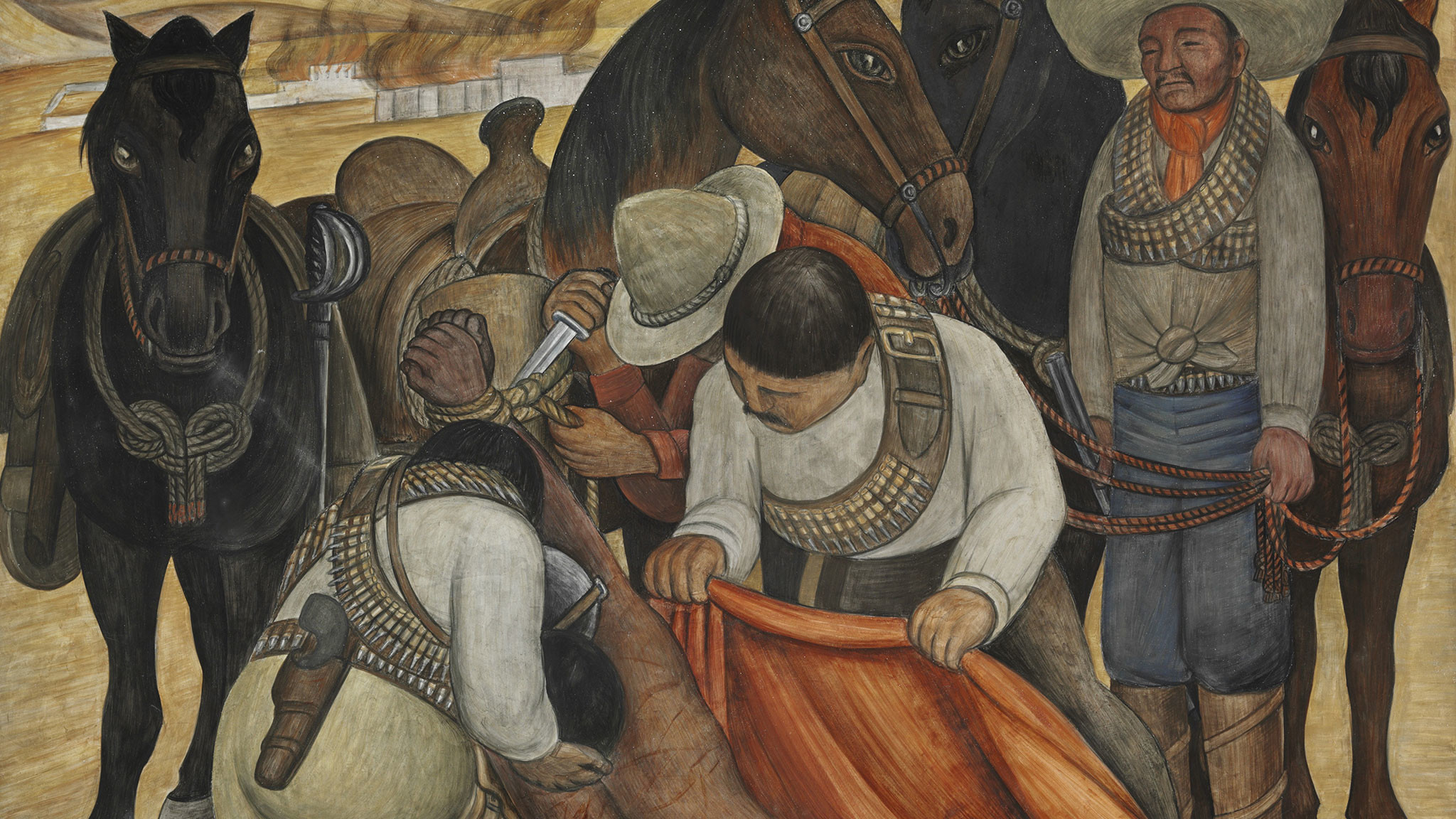 Las Cartas De Admiraciã³n Mutua Que Intercambiaron - Liberation Of The Peon 1923 By Diego Rivera , HD Wallpaper & Backgrounds