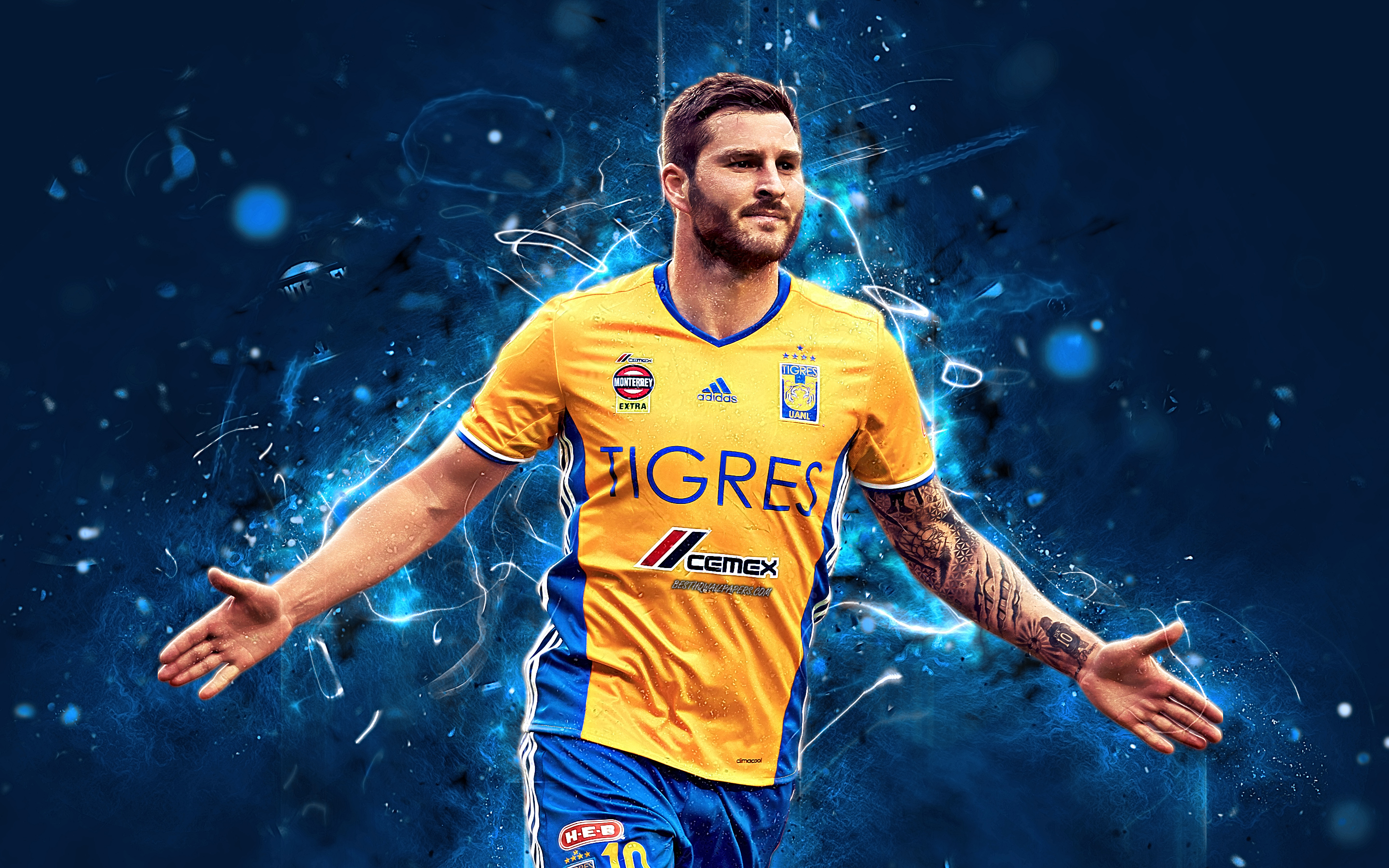 Andre-pierre Gignac, Goal, French Footballers, Liga - Andre Pierre Gignac Adidas , HD Wallpaper & Backgrounds